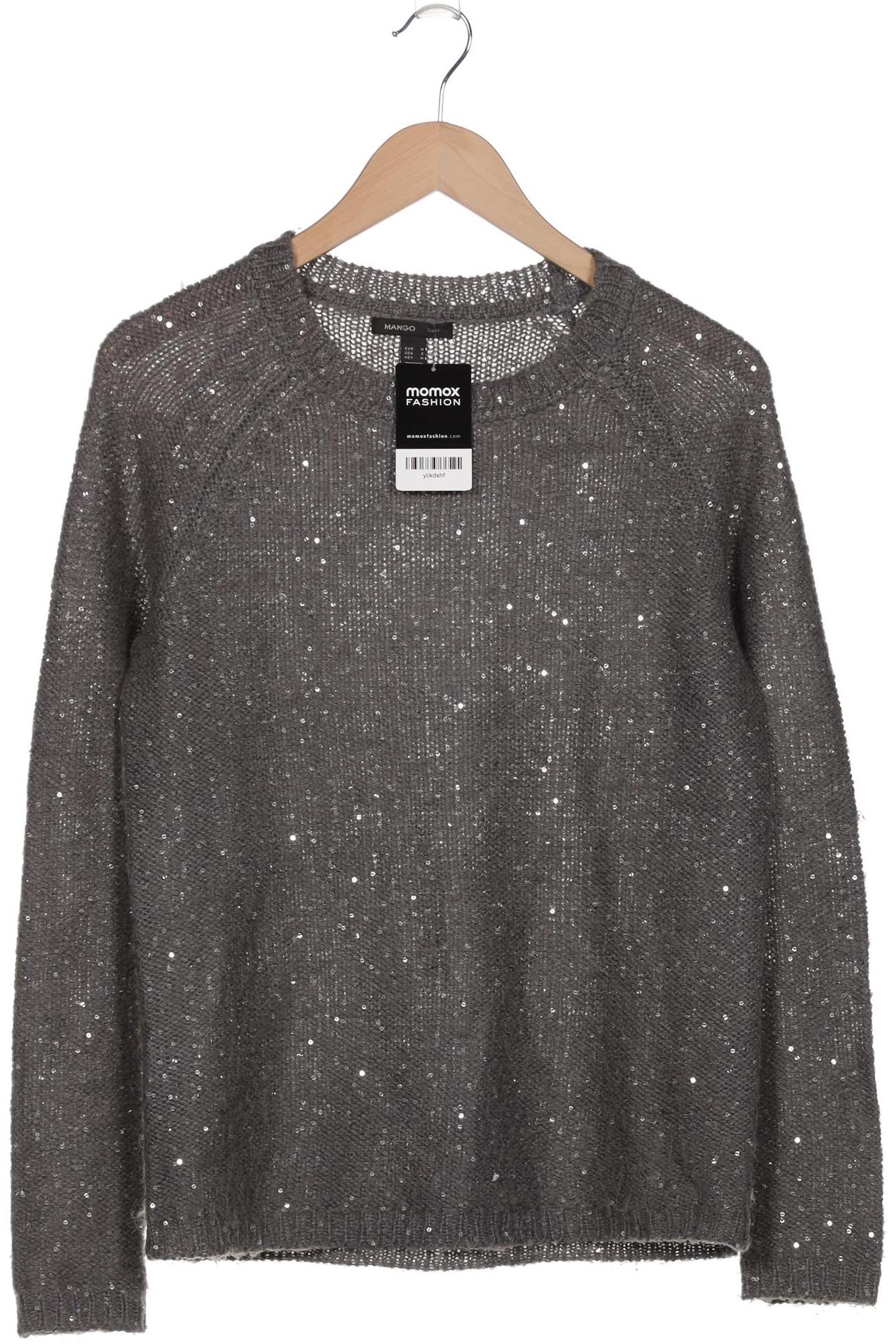 

Mango Damen Pullover, grau, Gr. 38