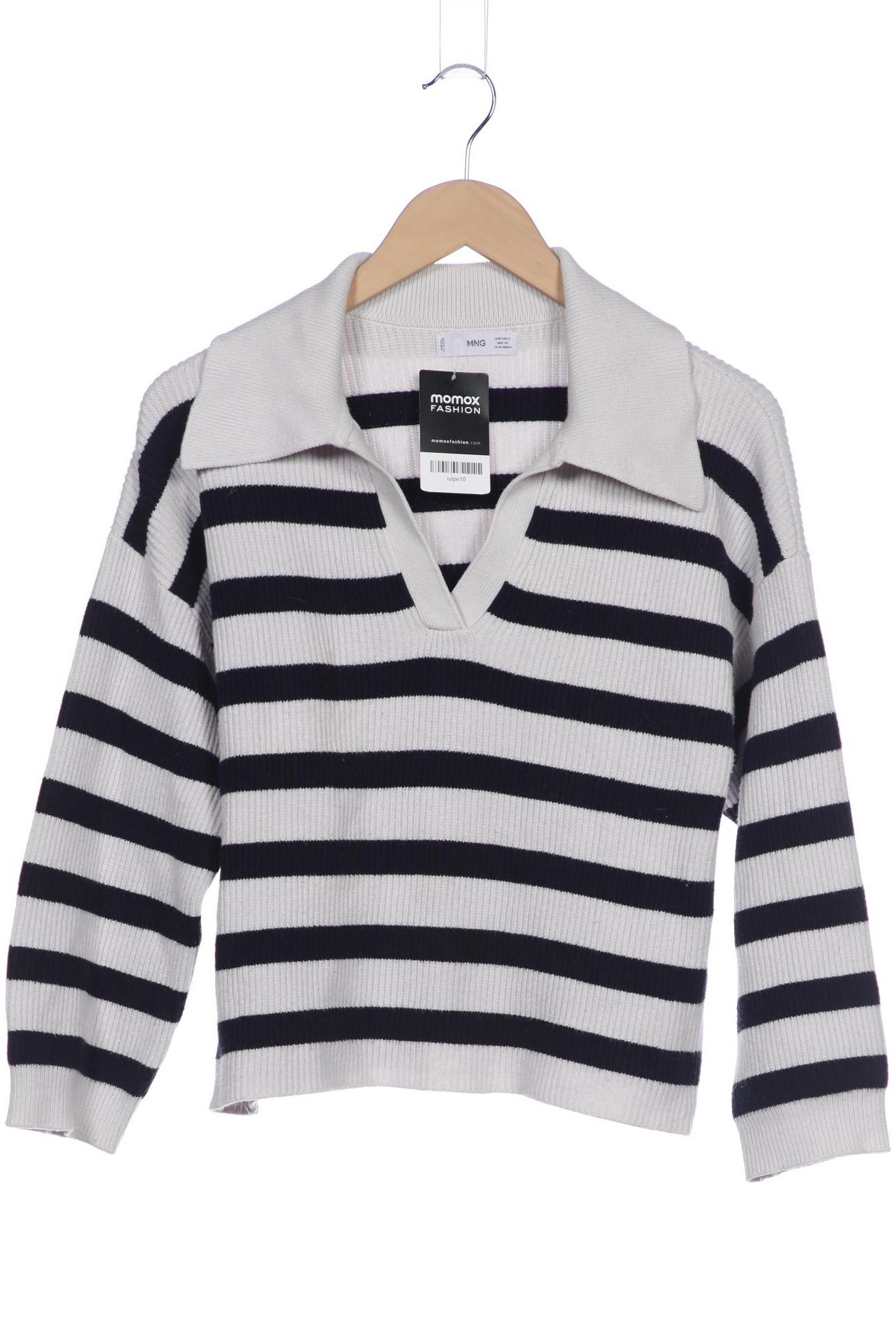 

Mango Damen Pullover, weiß, Gr. 36