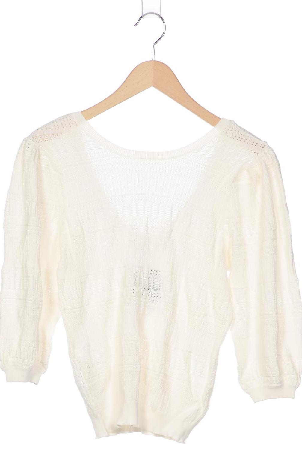 

Mango Damen Pullover, weiß, Gr. 42