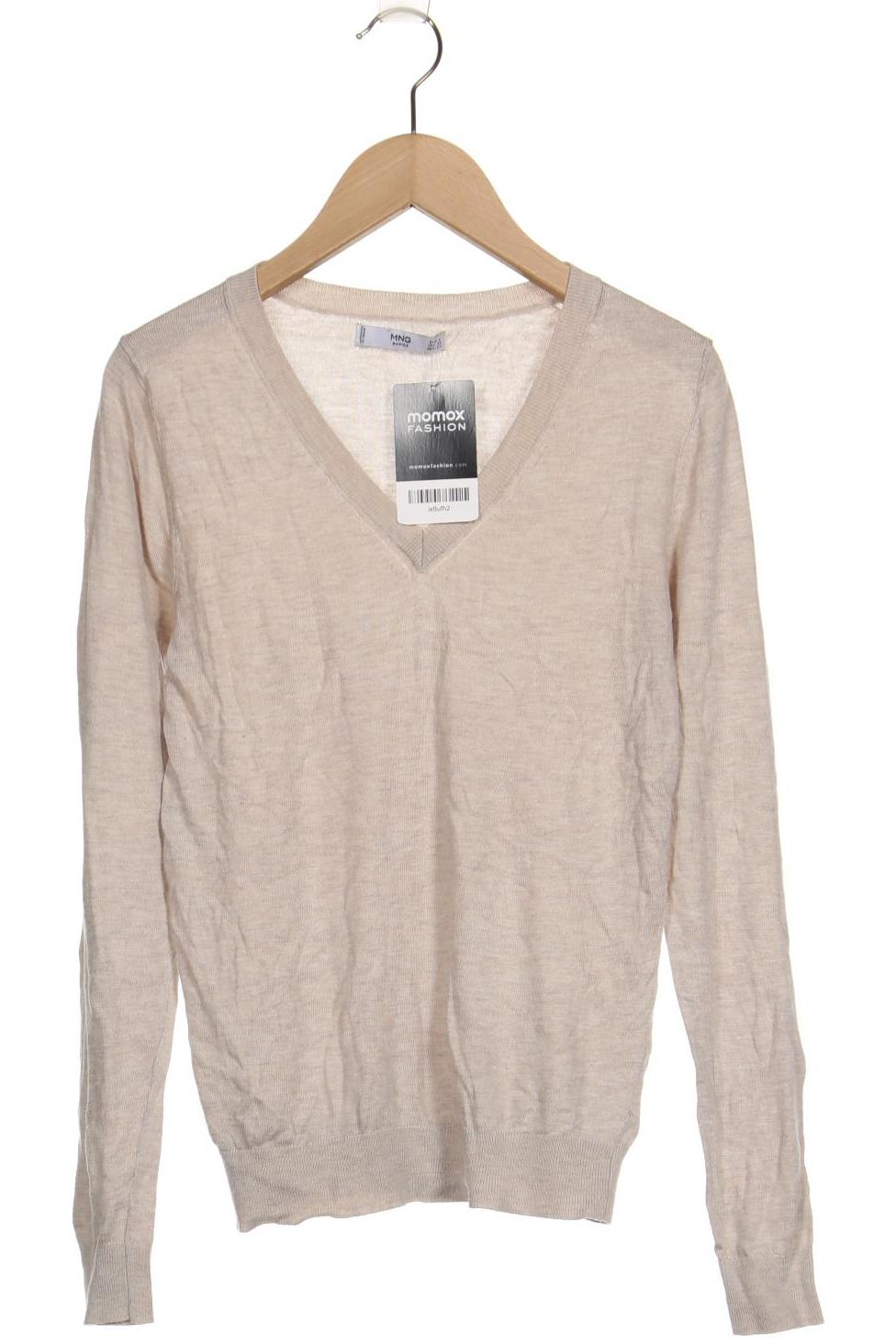 

Mango Damen Pullover, beige, Gr. 36