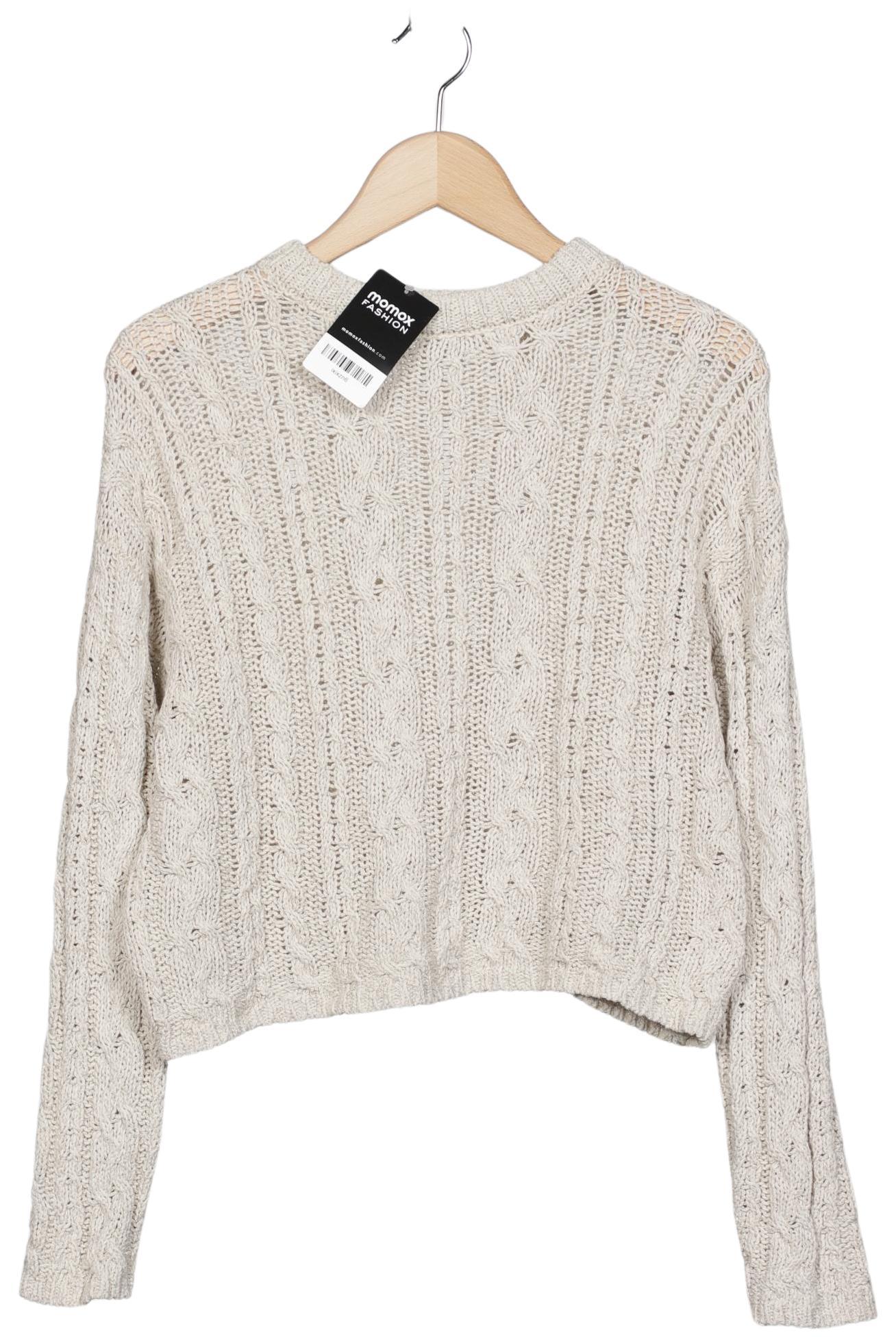 

Mango Damen Pullover, beige, Gr. 36