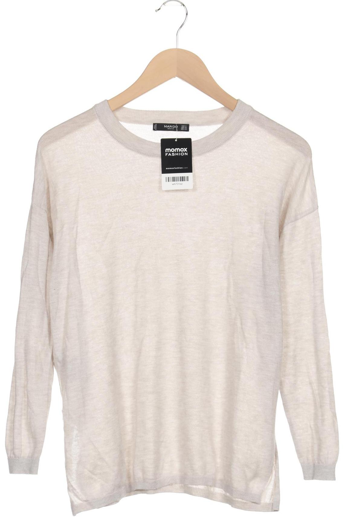 

Mango Damen Pullover, beige, Gr. 36