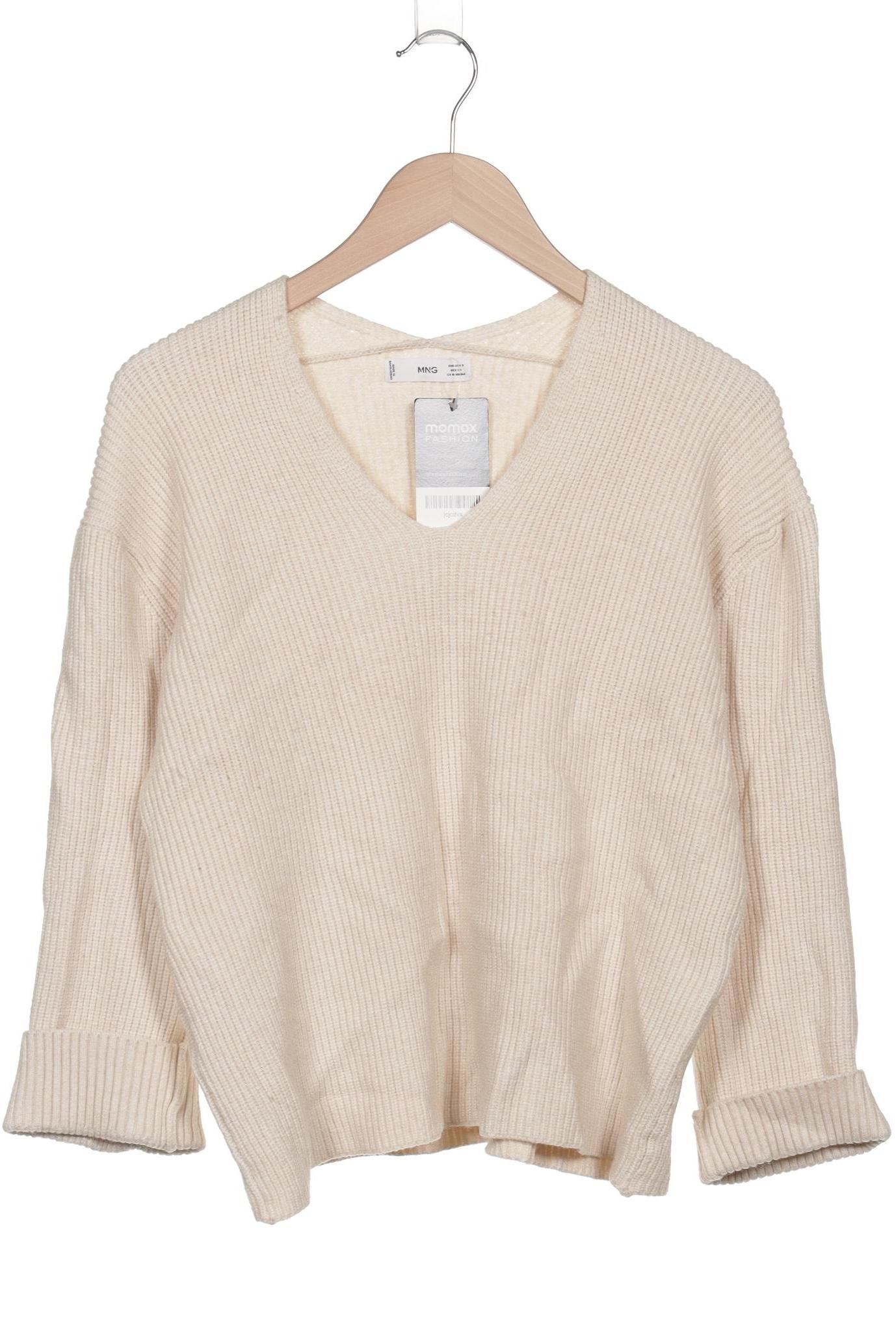 

Mango Damen Pullover, beige, Gr. 36