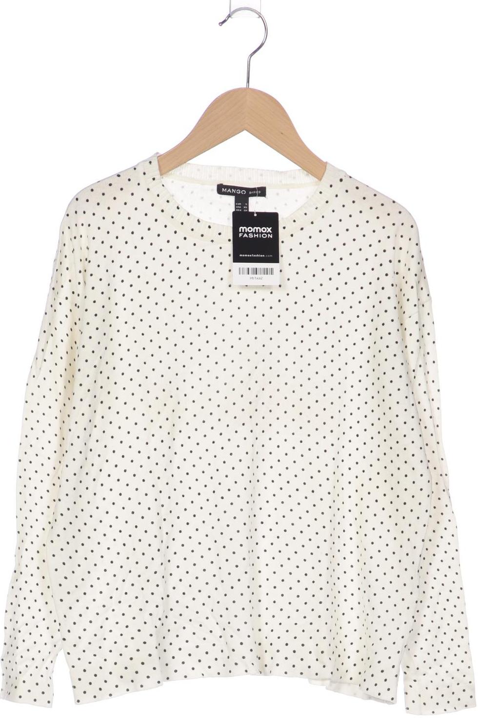 

Mango Damen Pullover, weiß, Gr. 36