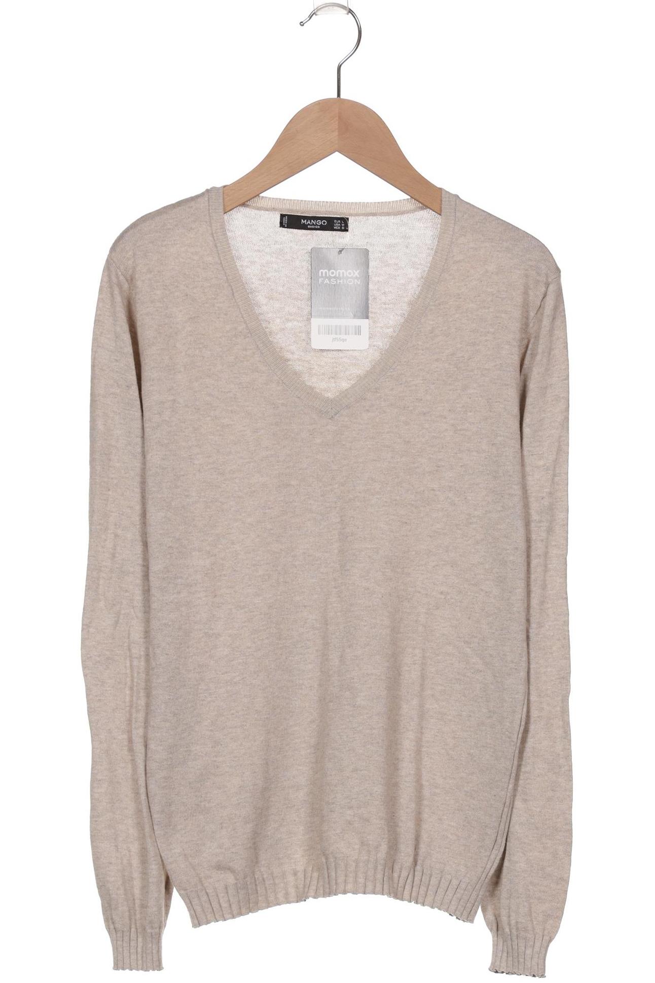 

Mango Damen Pullover, beige, Gr. 42