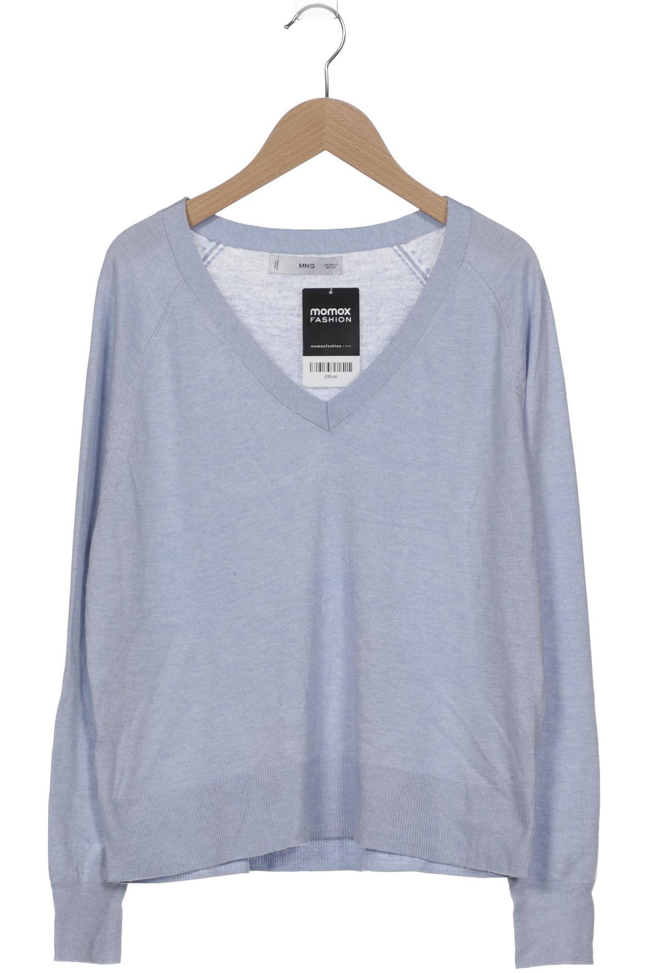 

Mango Damen Pullover, blau, Gr. 36