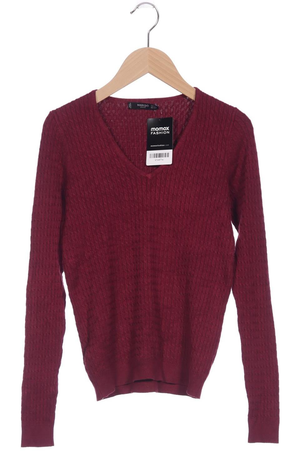 

Mango Damen Pullover, bordeaux, Gr. 34