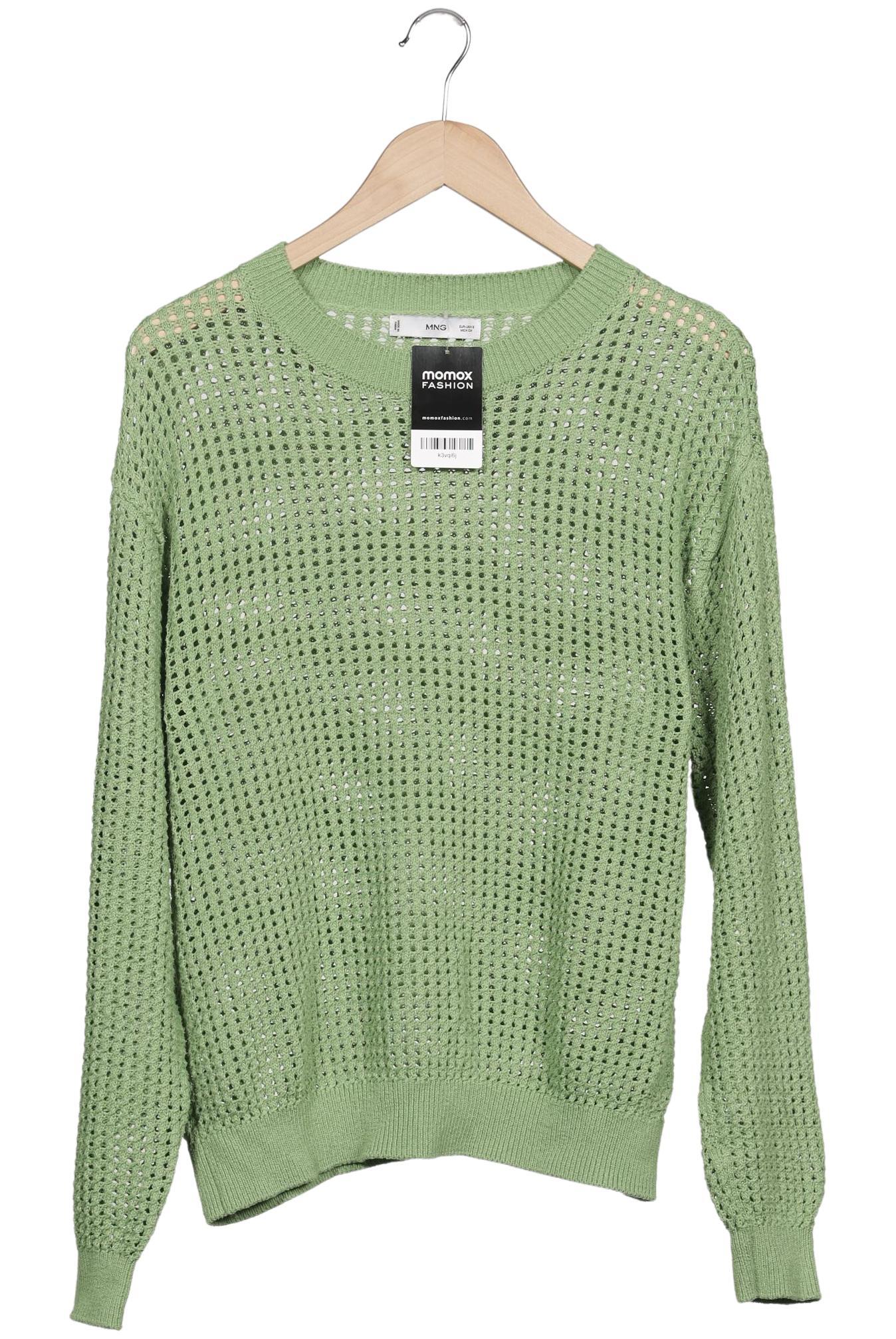 

Mango Damen Pullover, hellgrün, Gr. 36