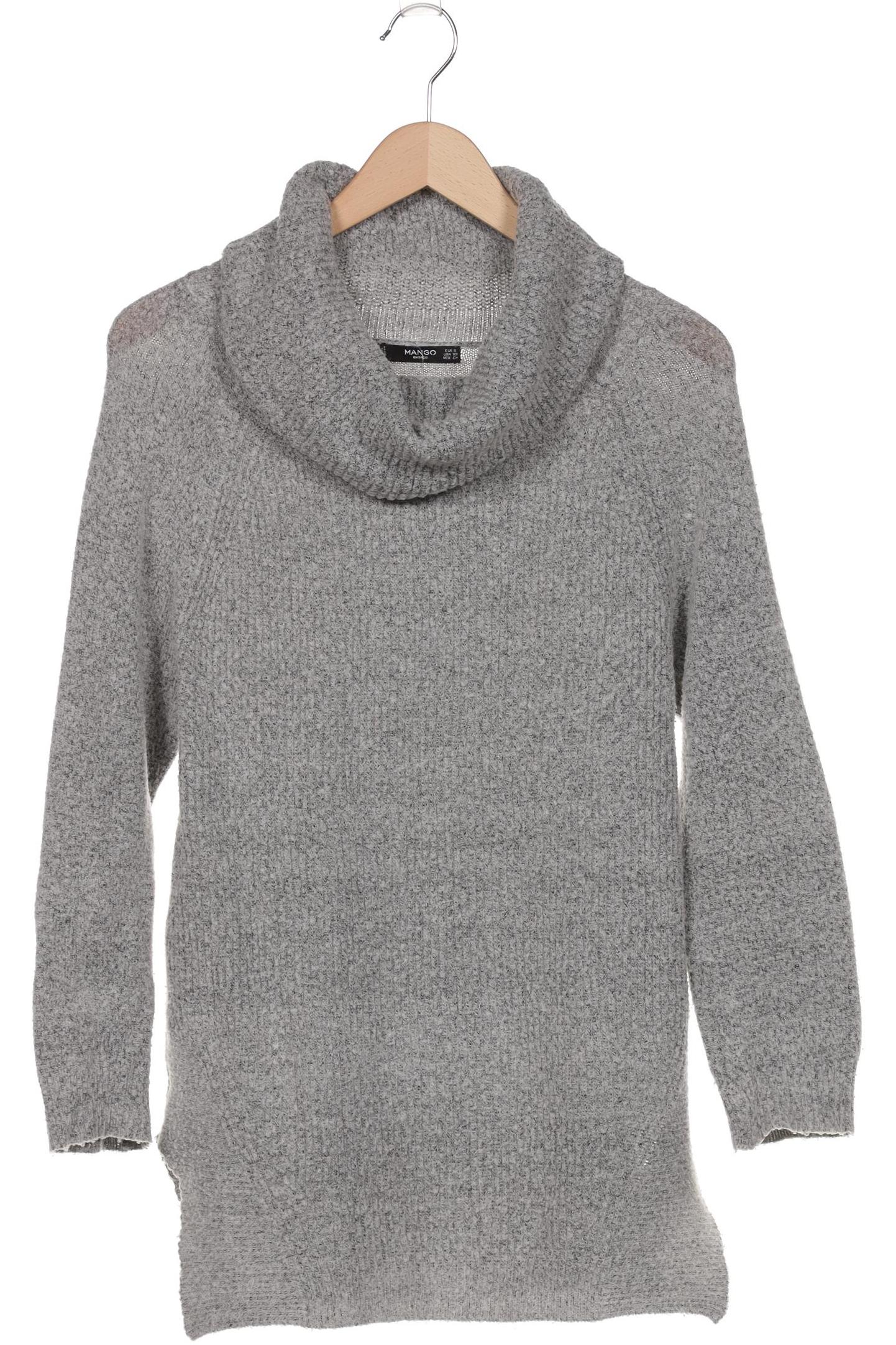 

Mango Damen Pullover, grau, Gr. 36