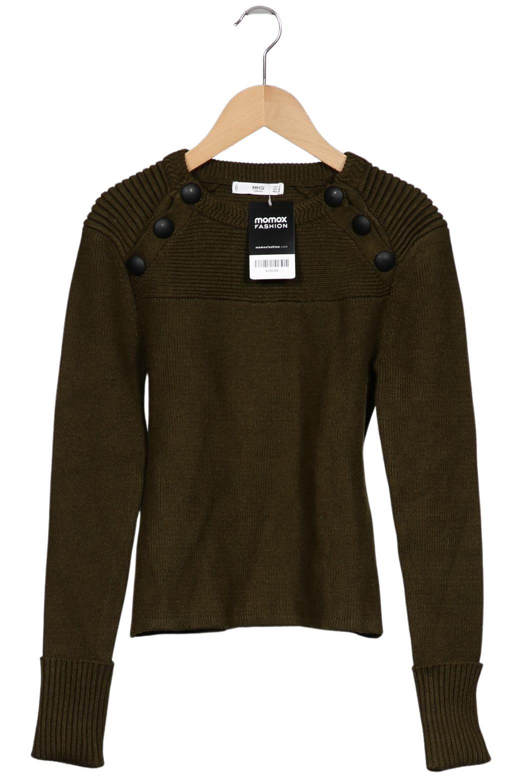 

Mango Damen Pullover, grün, Gr. 36