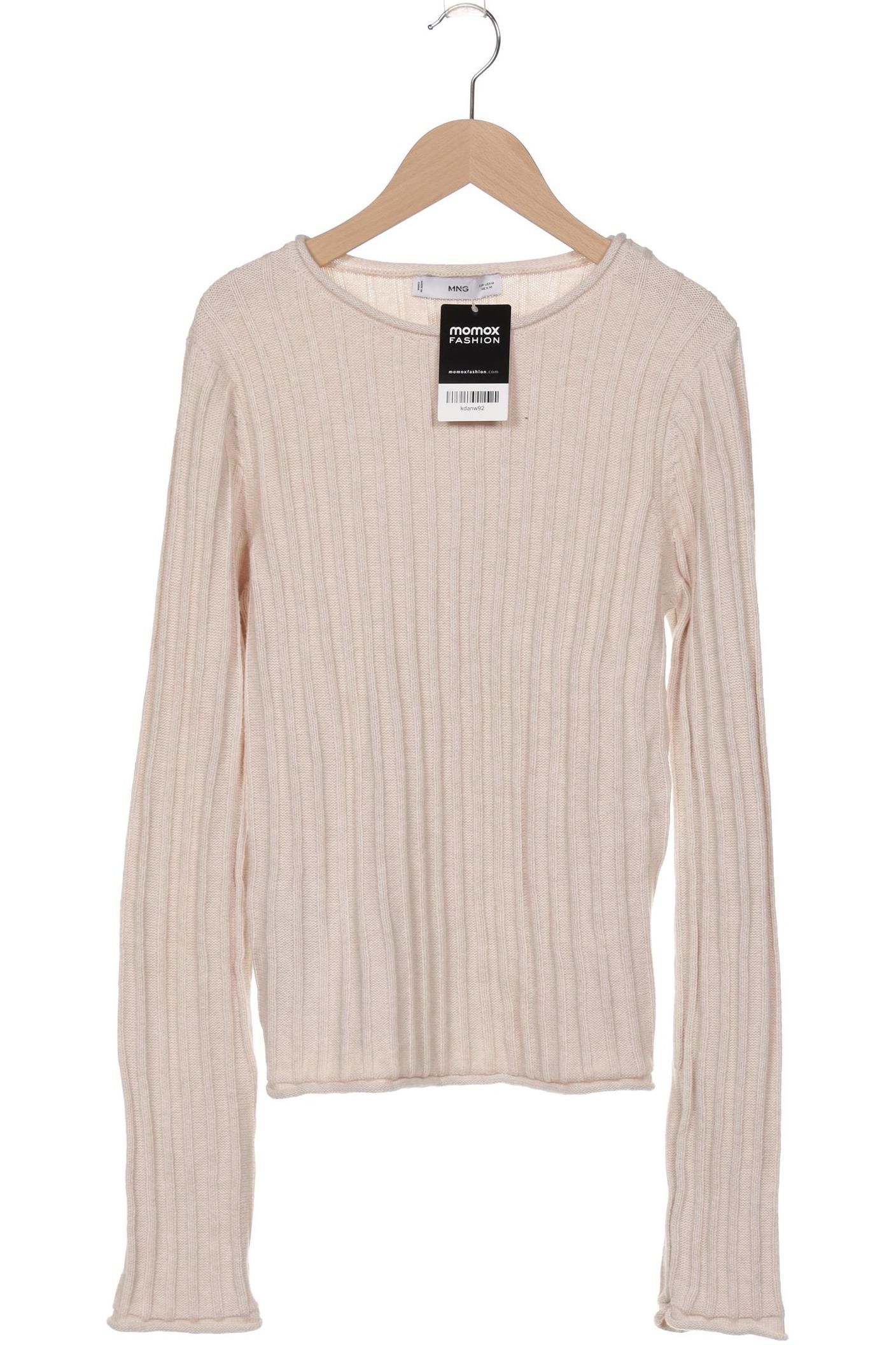 

Mango Damen Pullover, beige, Gr. 38
