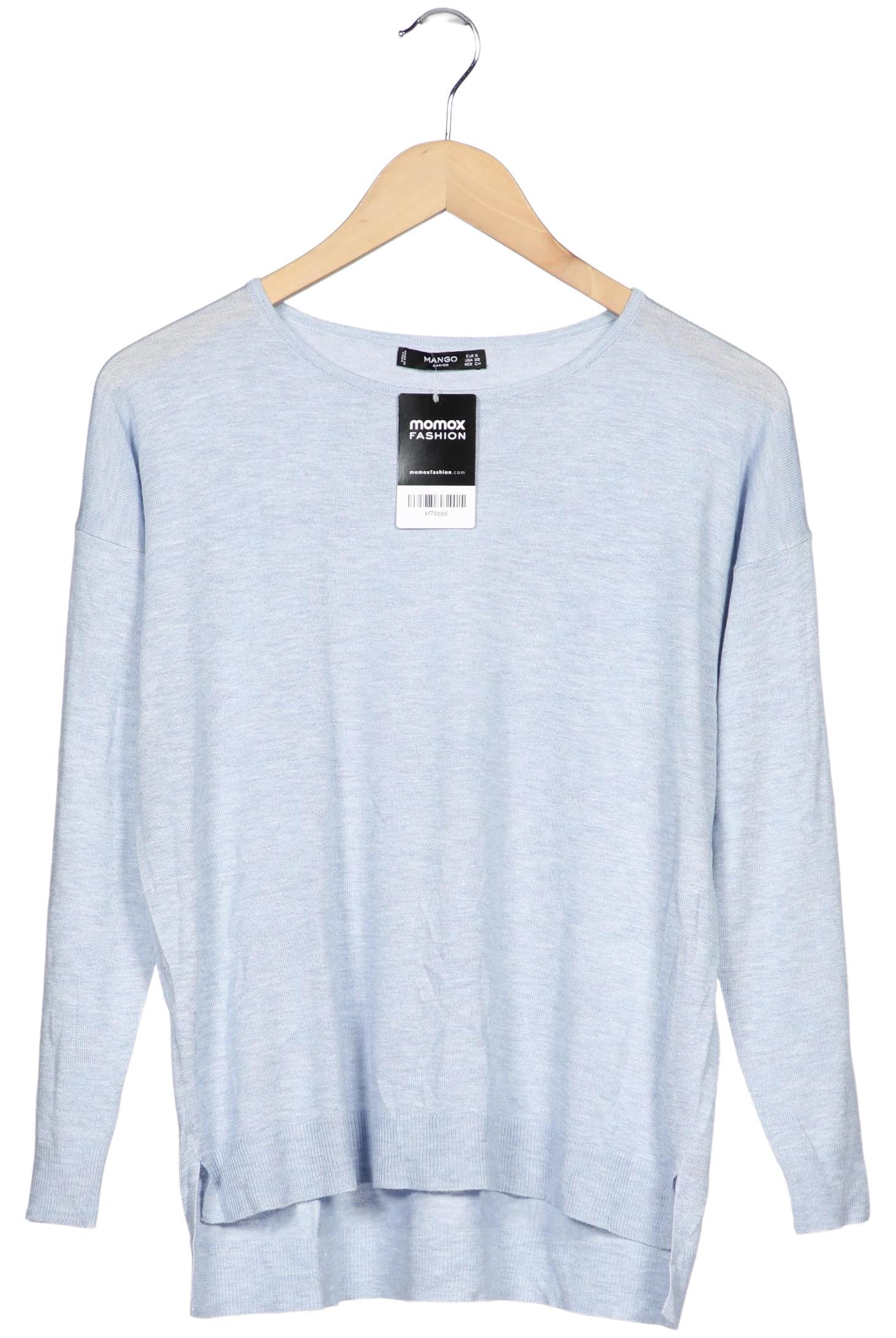 

Mango Damen Pullover, hellblau, Gr. 36