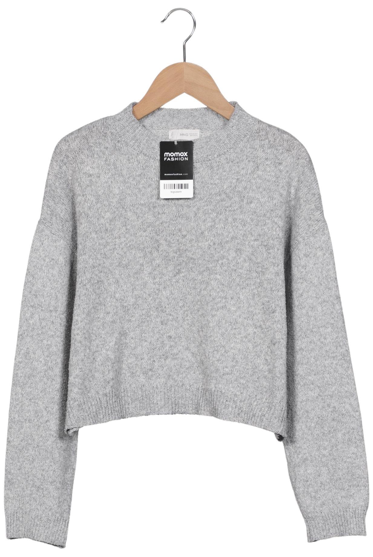 

Mango Damen Pullover, grau, Gr. 34
