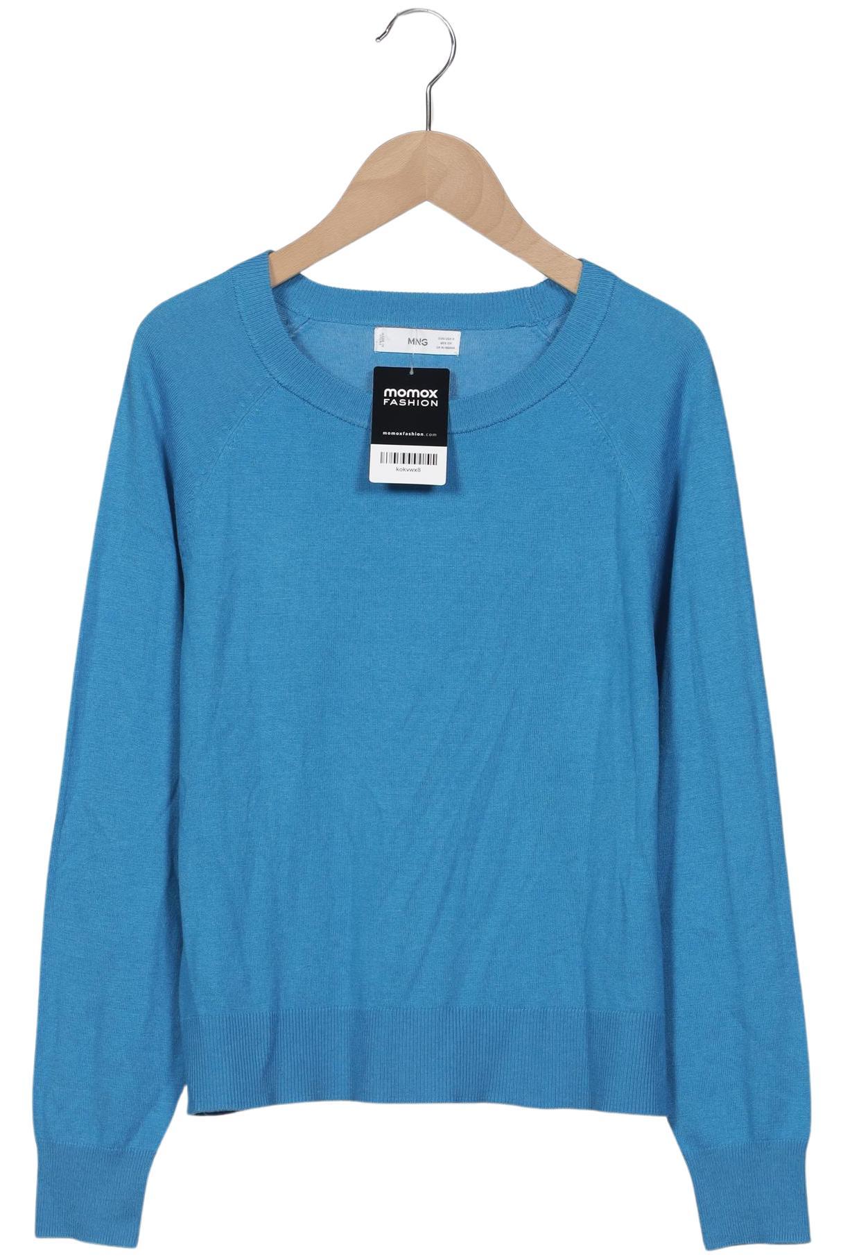 

Mango Damen Pullover, blau, Gr. 36