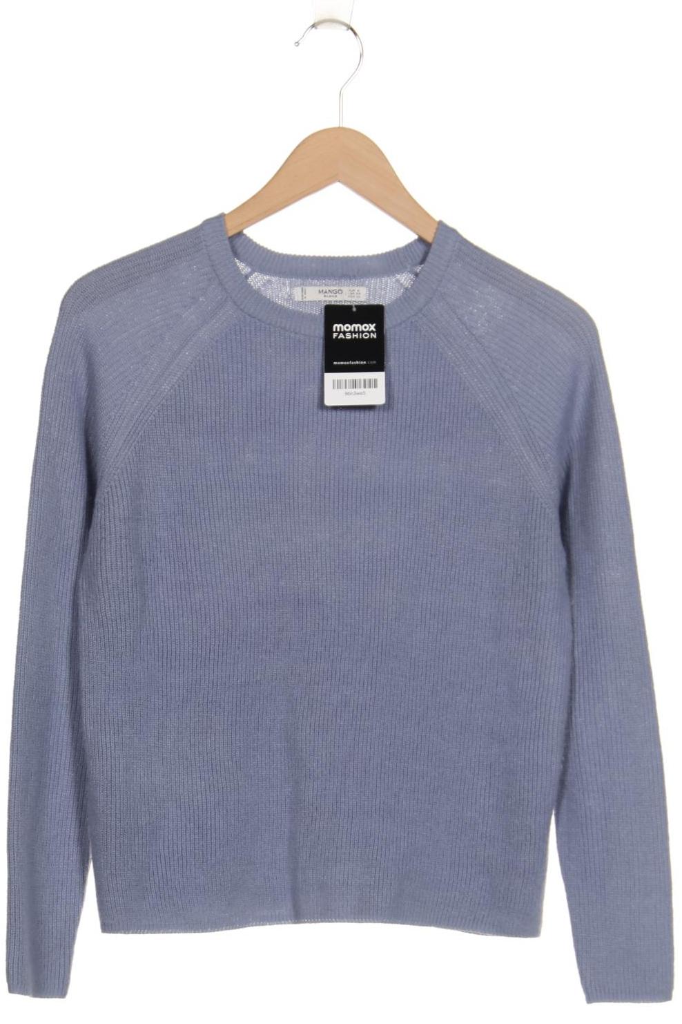 

Mango Damen Pullover, blau, Gr. 36
