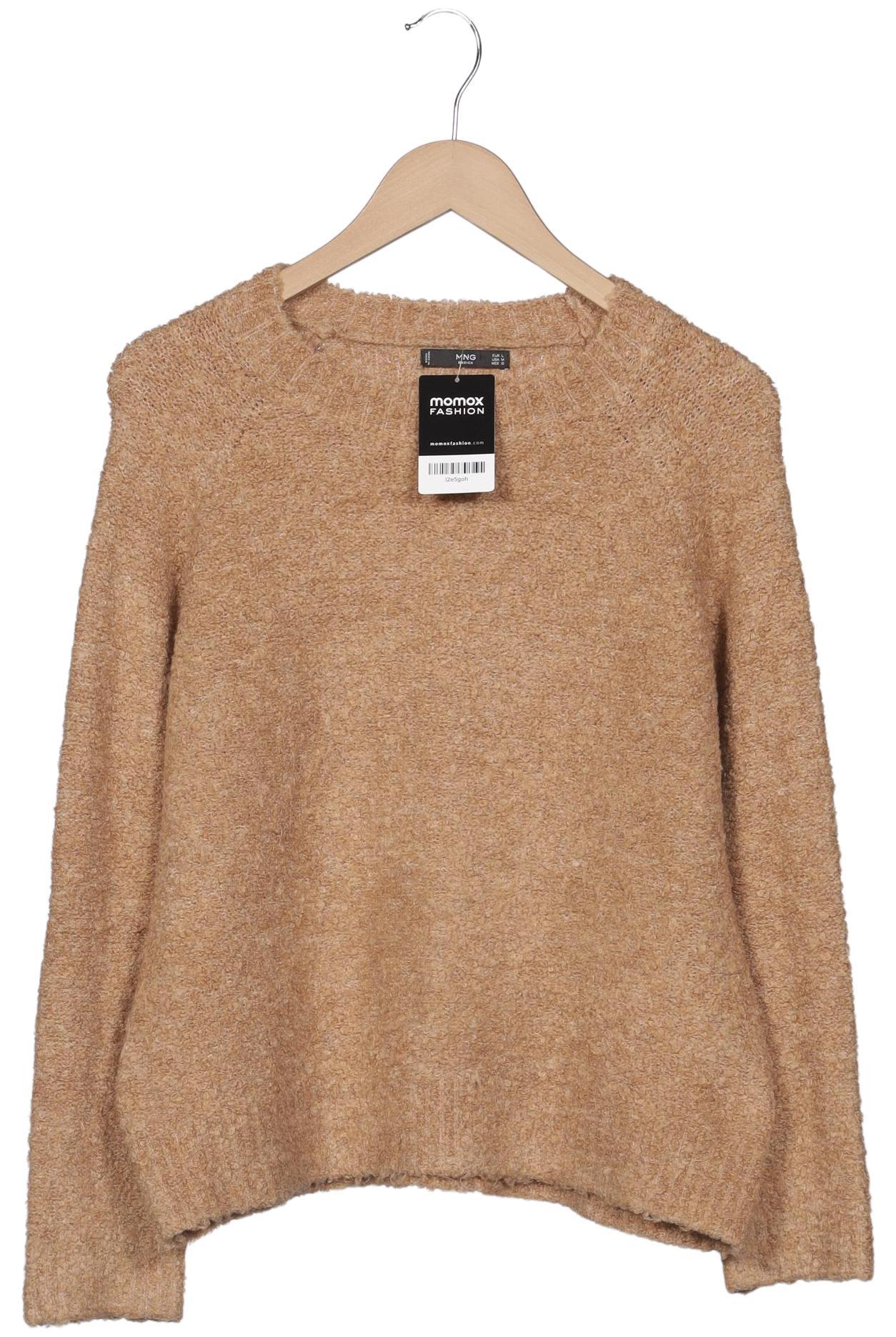 

Mango Damen Pullover, beige, Gr. 42