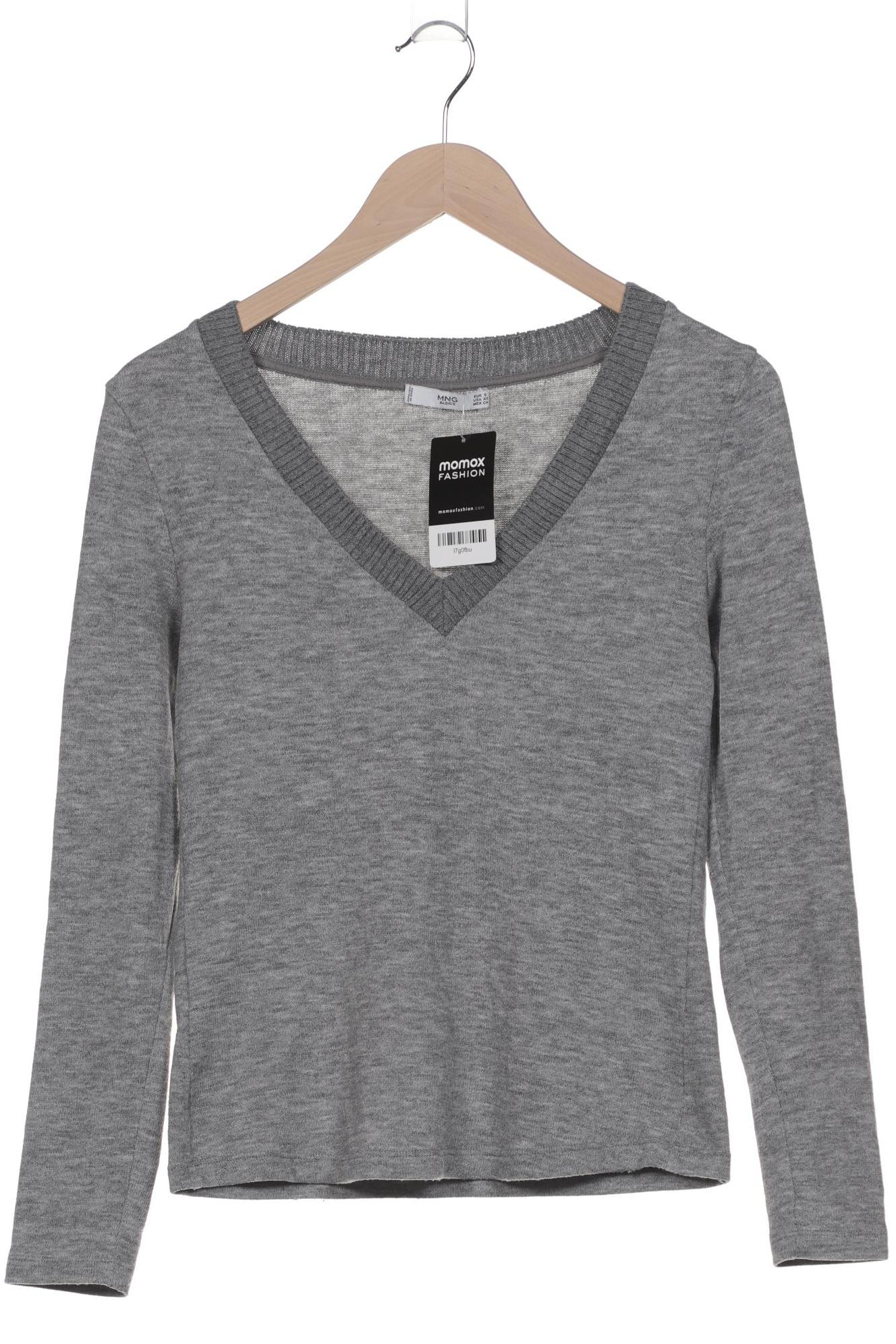 

Mango Damen Pullover, grau, Gr. 36