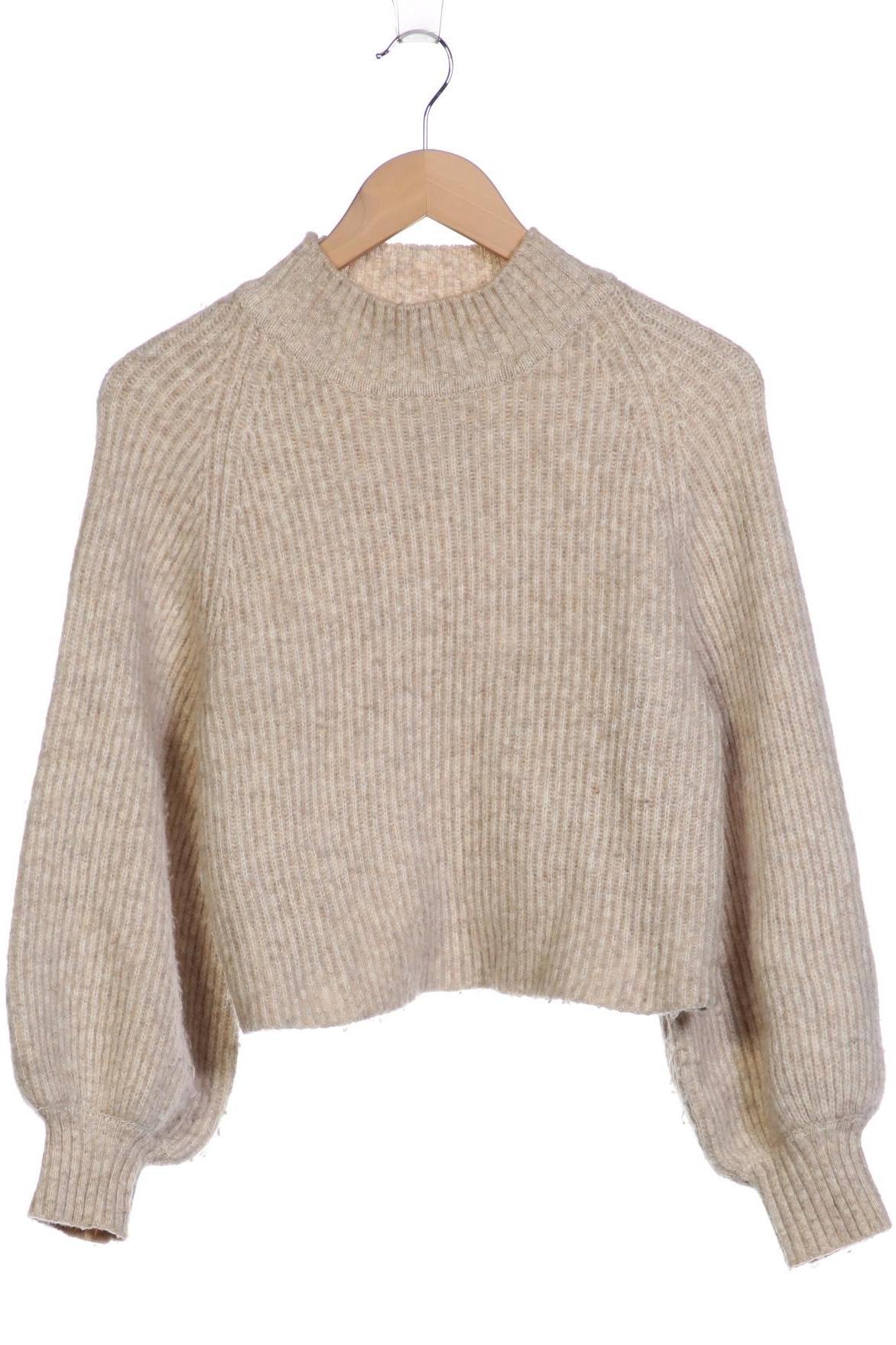 

Mango Damen Pullover, beige, Gr. 36