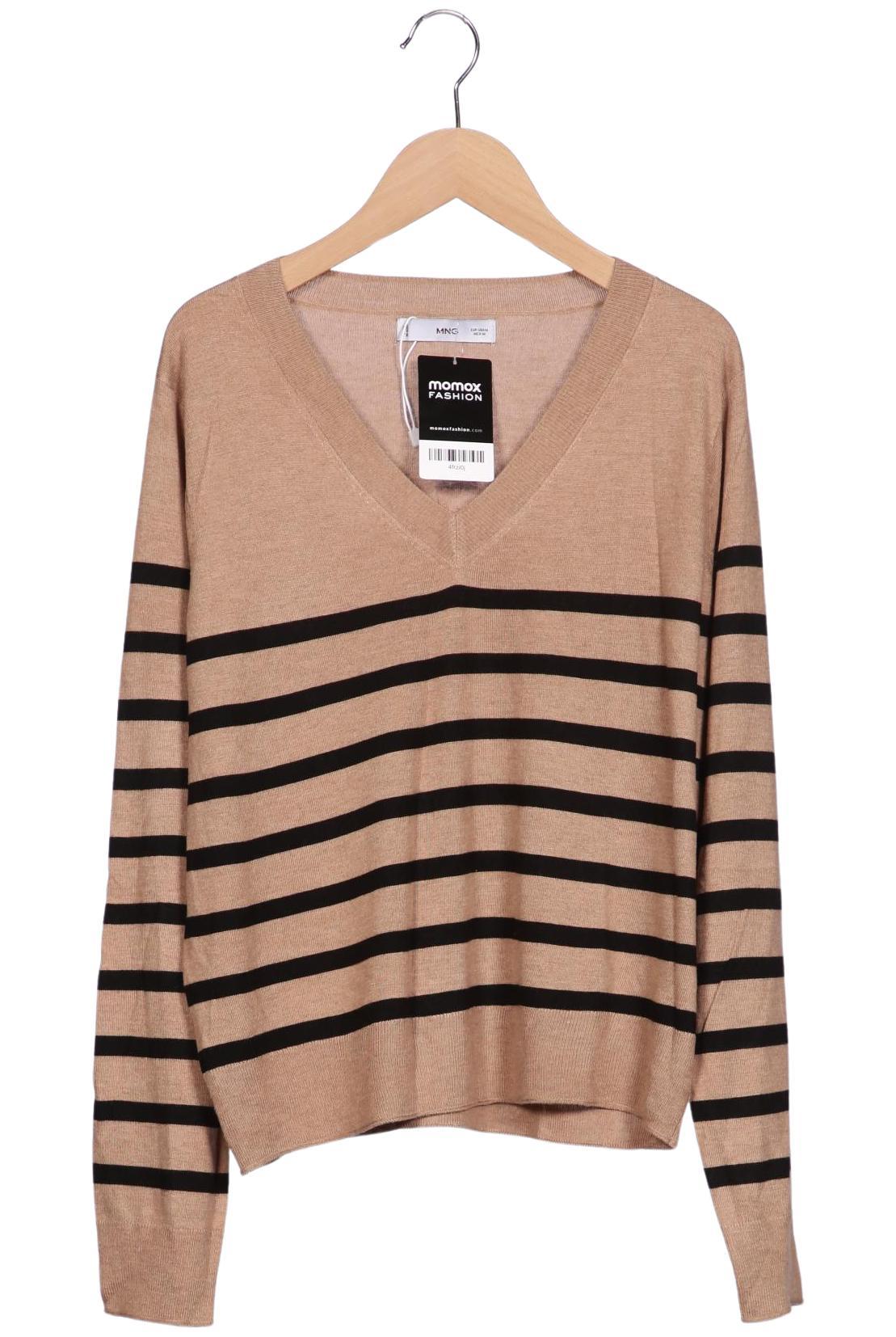 

Mango Damen Pullover, beige, Gr. 38