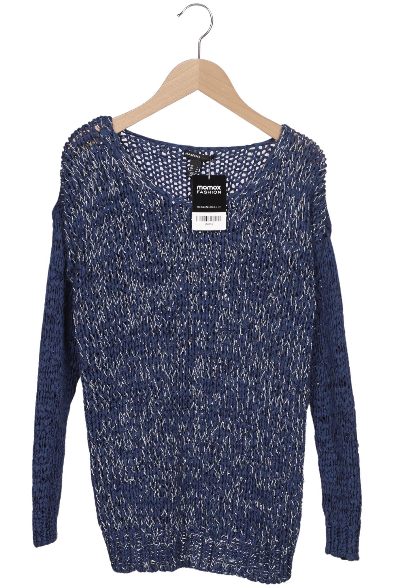 

Mango Damen Pullover, marineblau, Gr. 36