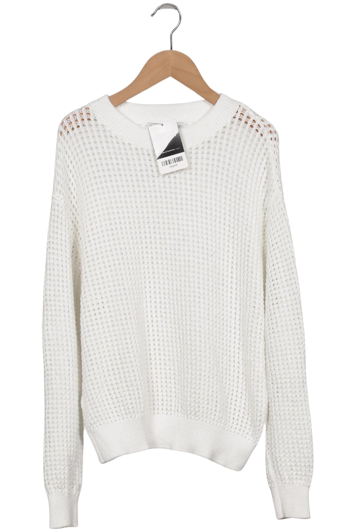 

Mango Damen Pullover, weiß, Gr. 36