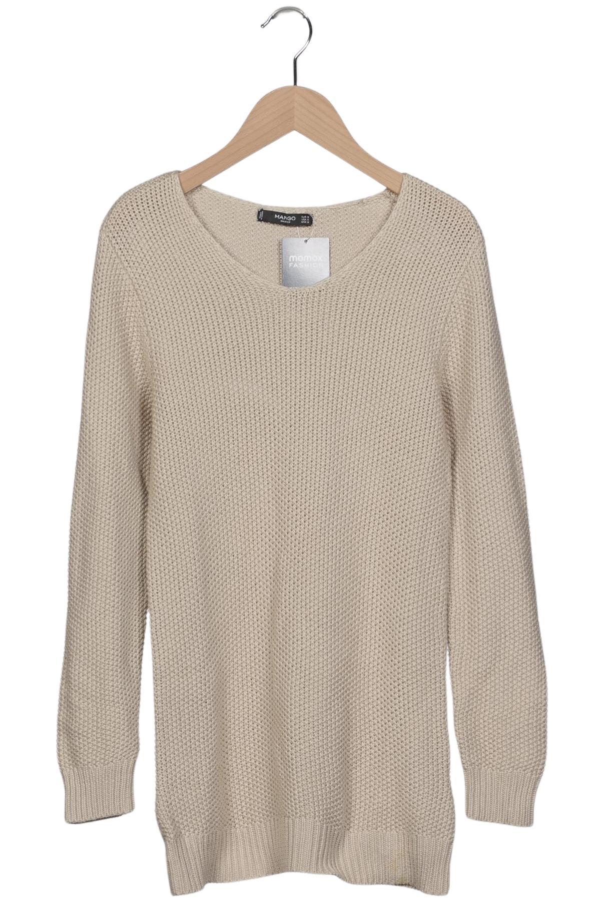 

Mango Damen Pullover, beige, Gr. 38