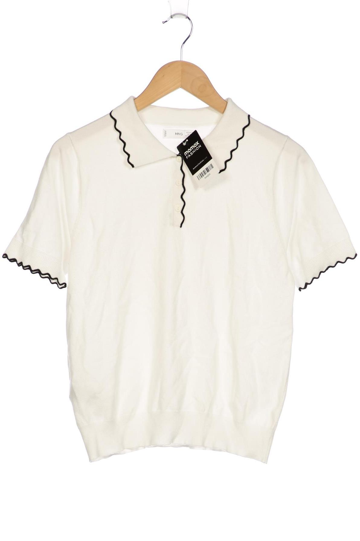 

Mango Damen Pullover, weiß, Gr. 44
