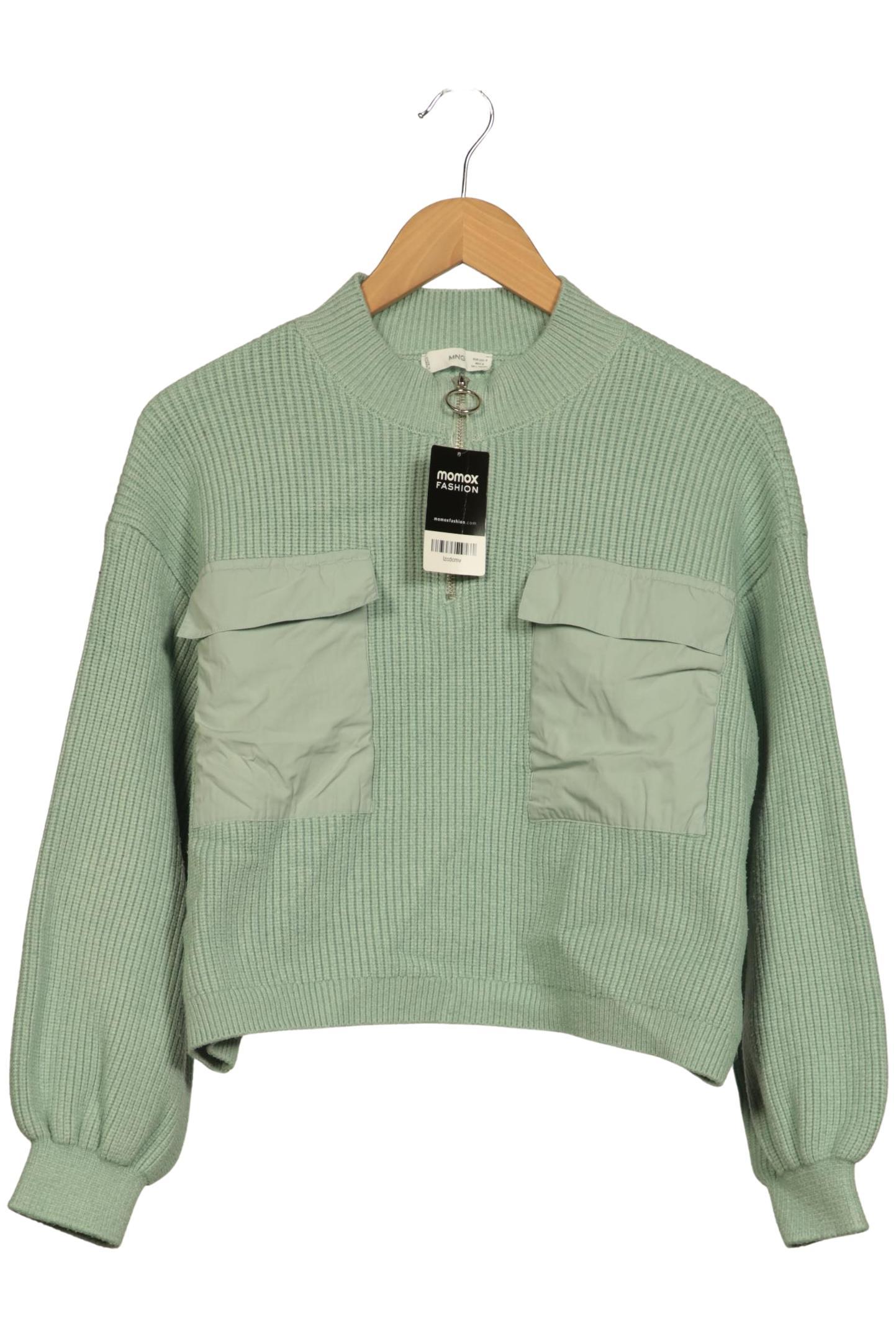 

Mango Damen Pullover, hellgrün, Gr. 38