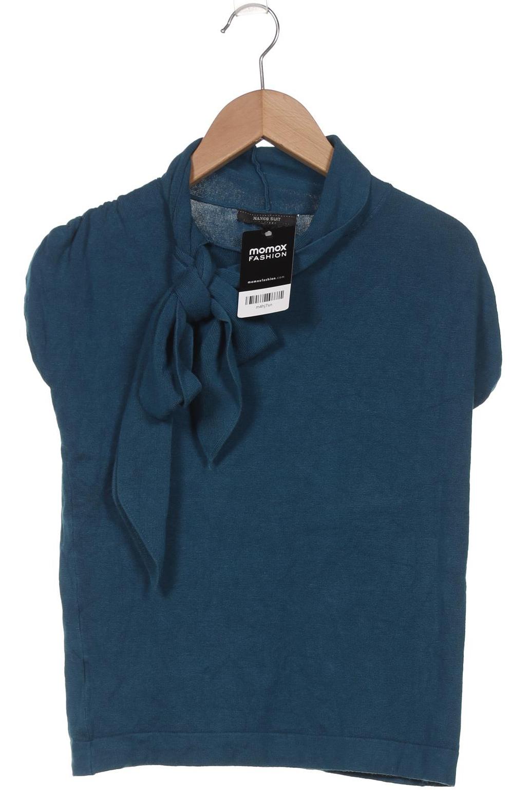 

Mango Damen Pullover, blau, Gr. 34