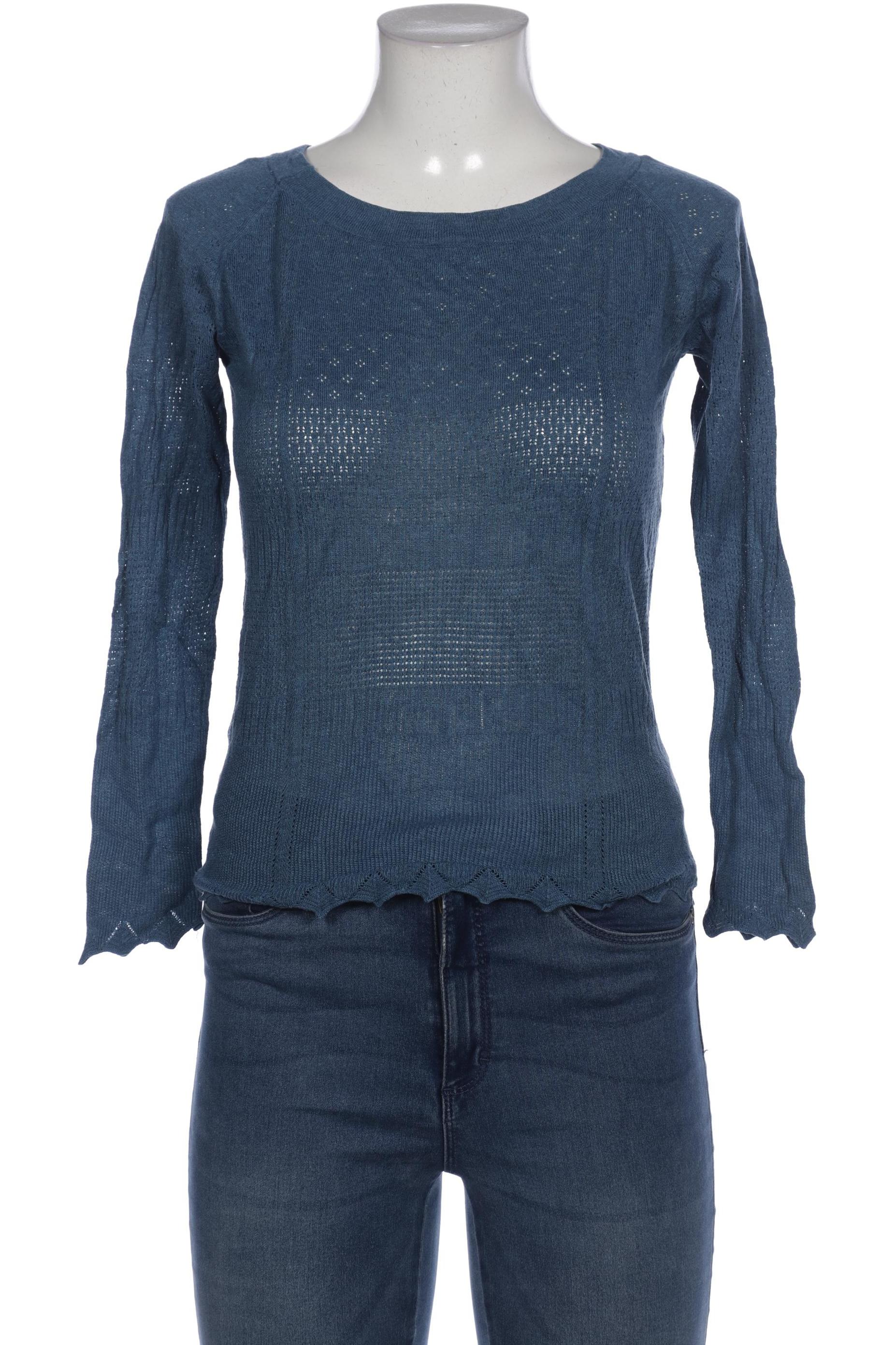 

Mango Damen Pullover, blau, Gr. 38