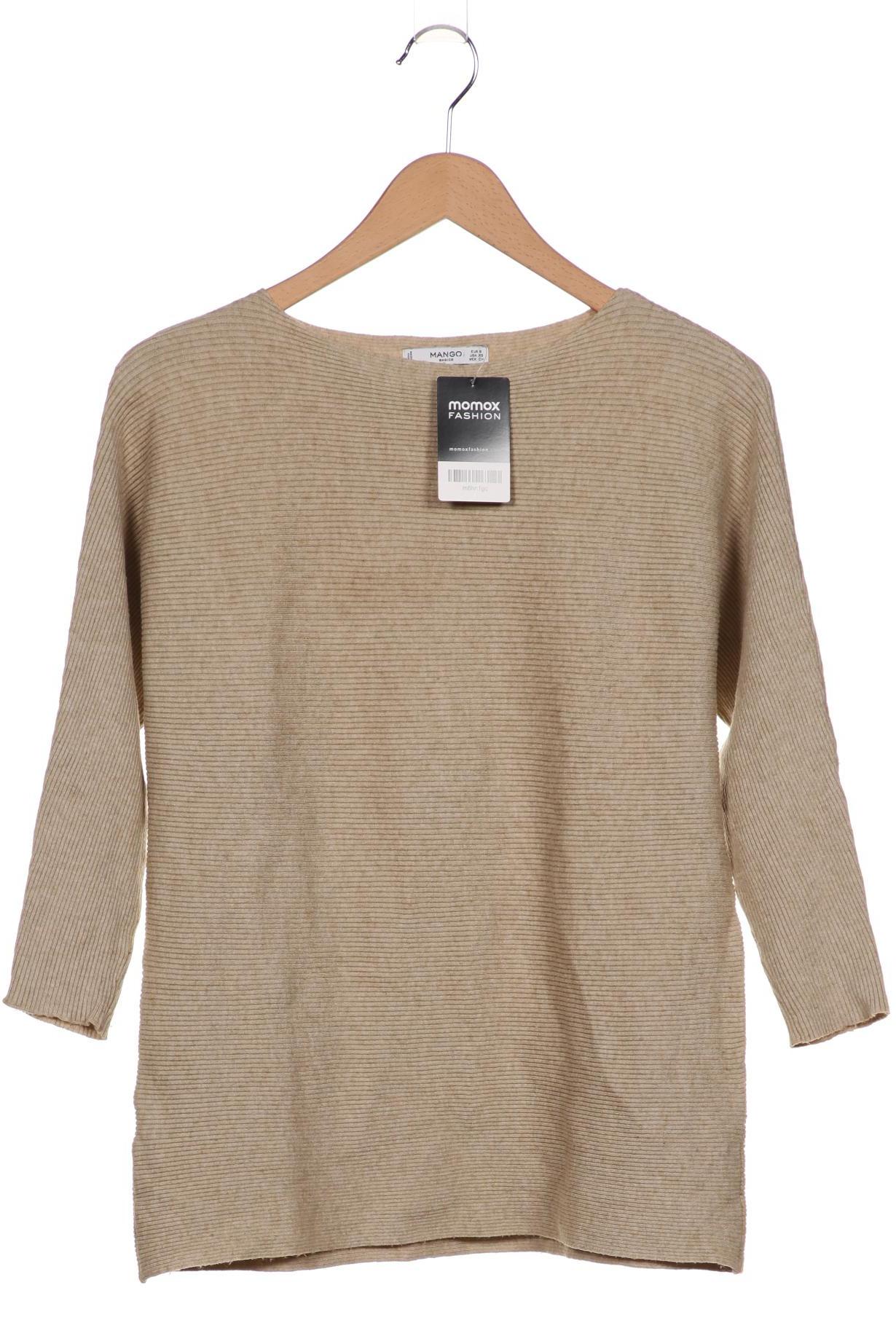 

Mango Damen Pullover, beige, Gr. 36