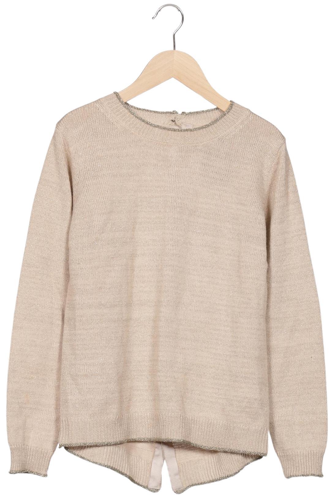 

Mango Damen Pullover, beige, Gr. 36
