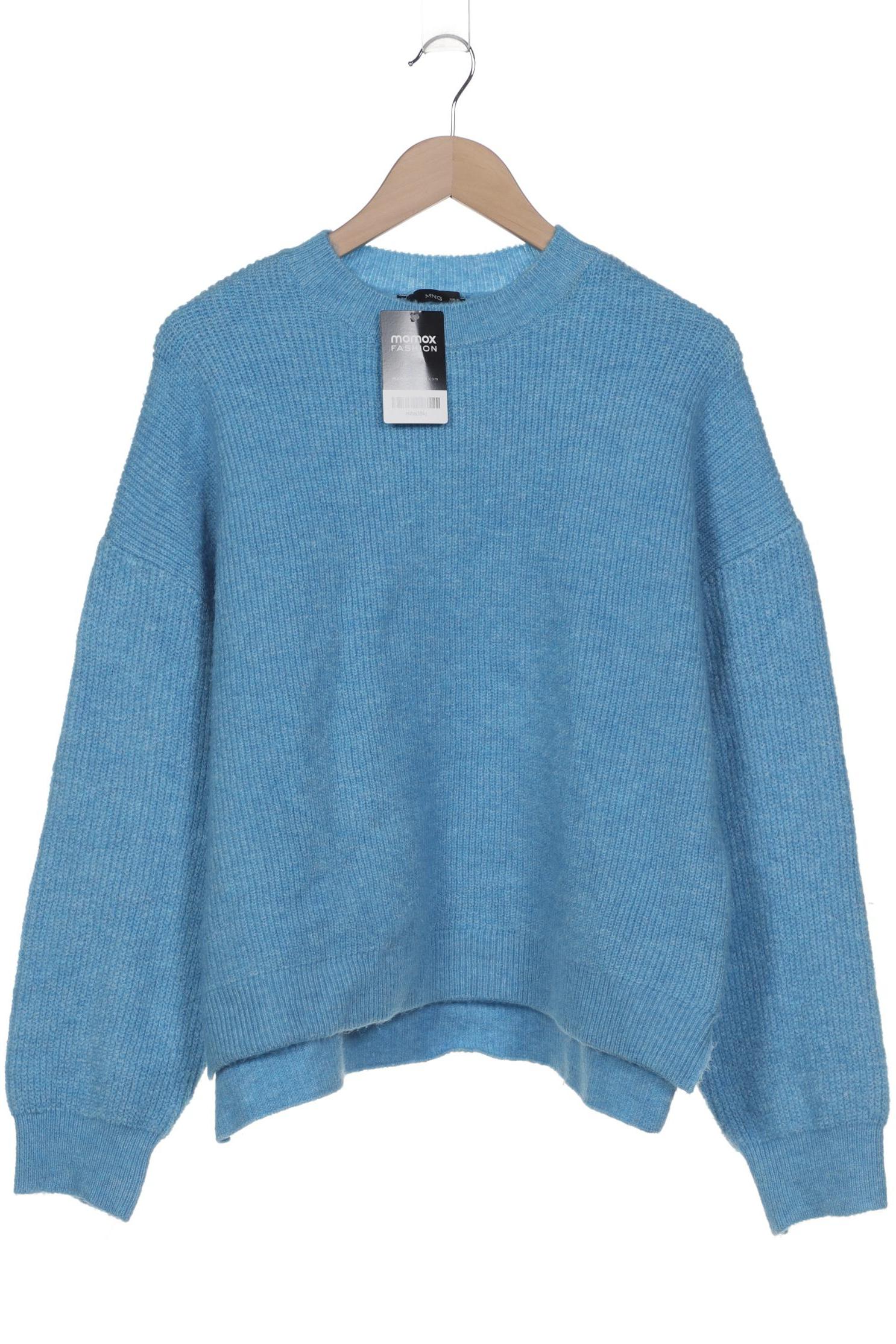 

Mango Damen Pullover, blau, Gr. 34
