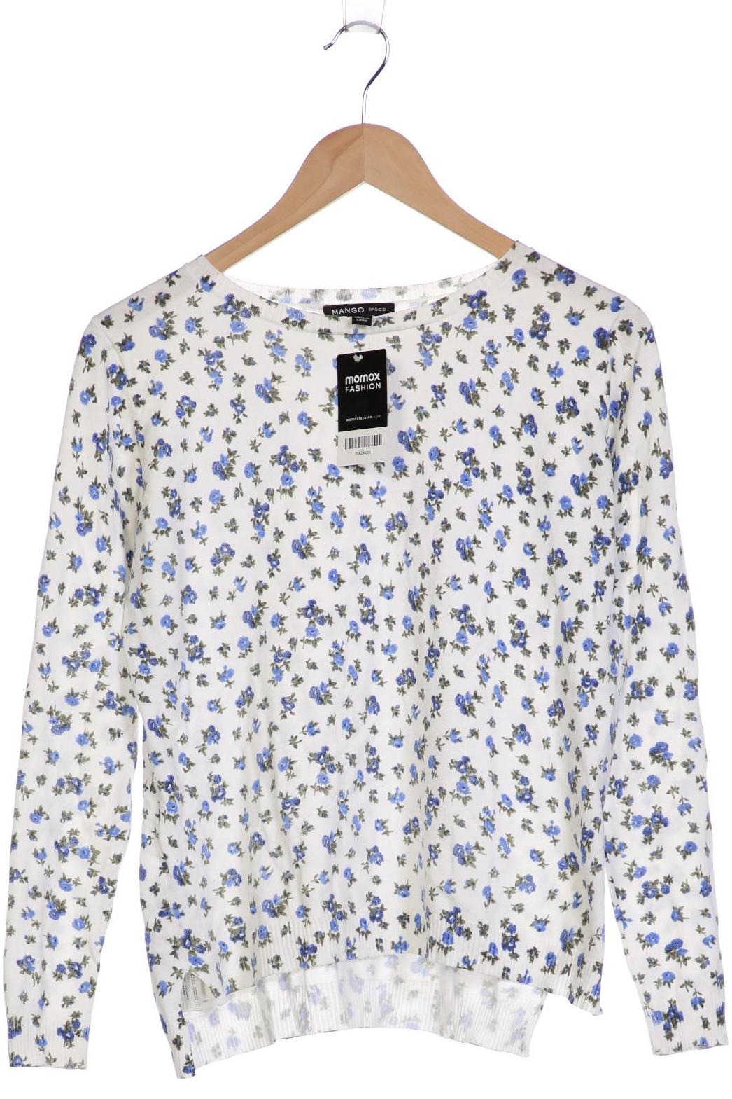 

Mango Damen Pullover, weiß, Gr. 38