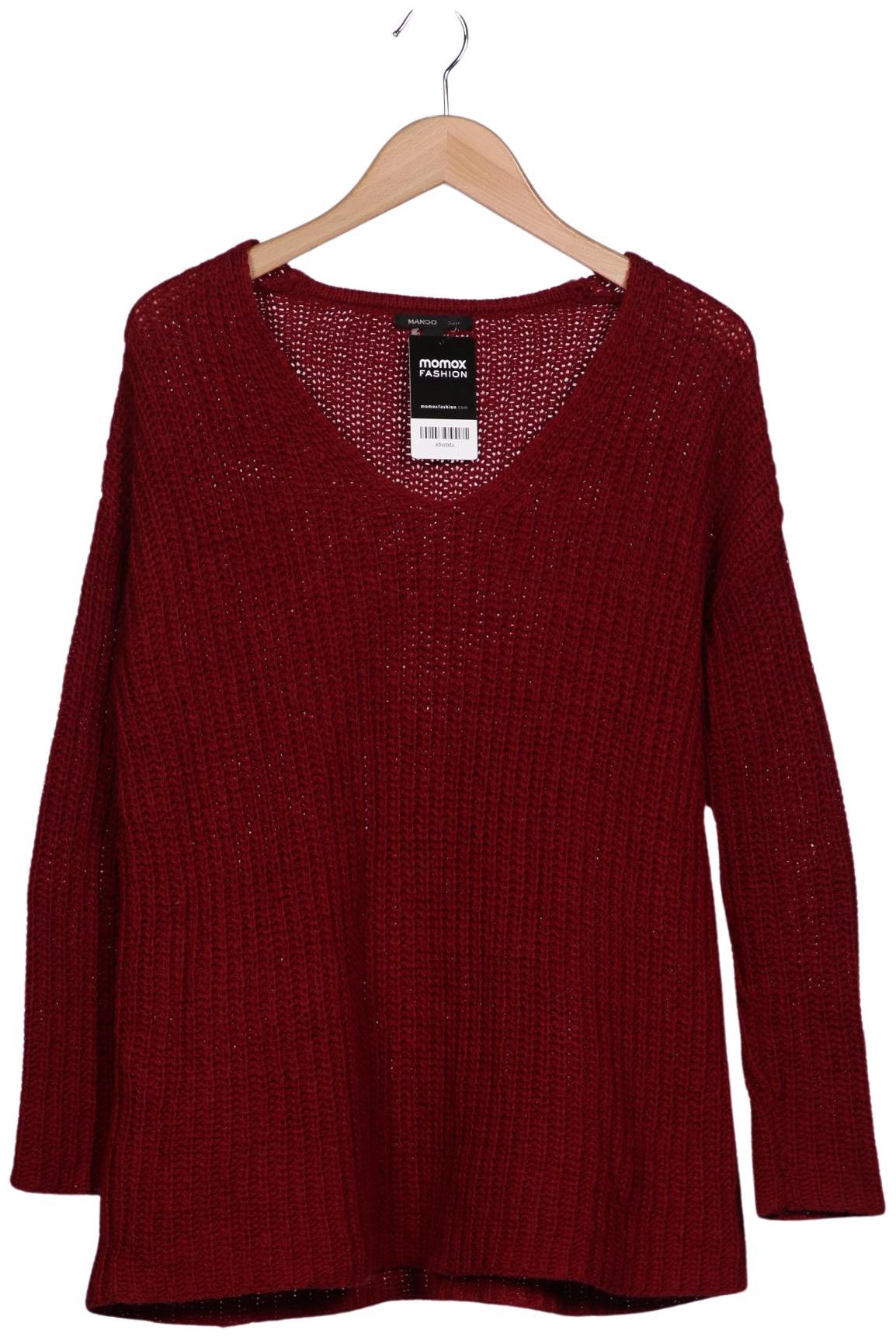 

Mango Damen Pullover, bordeaux, Gr. 38