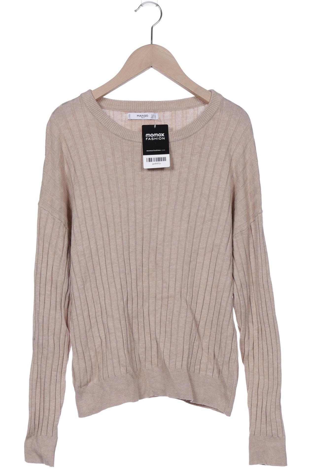 

Mango Damen Pullover, beige, Gr. 36