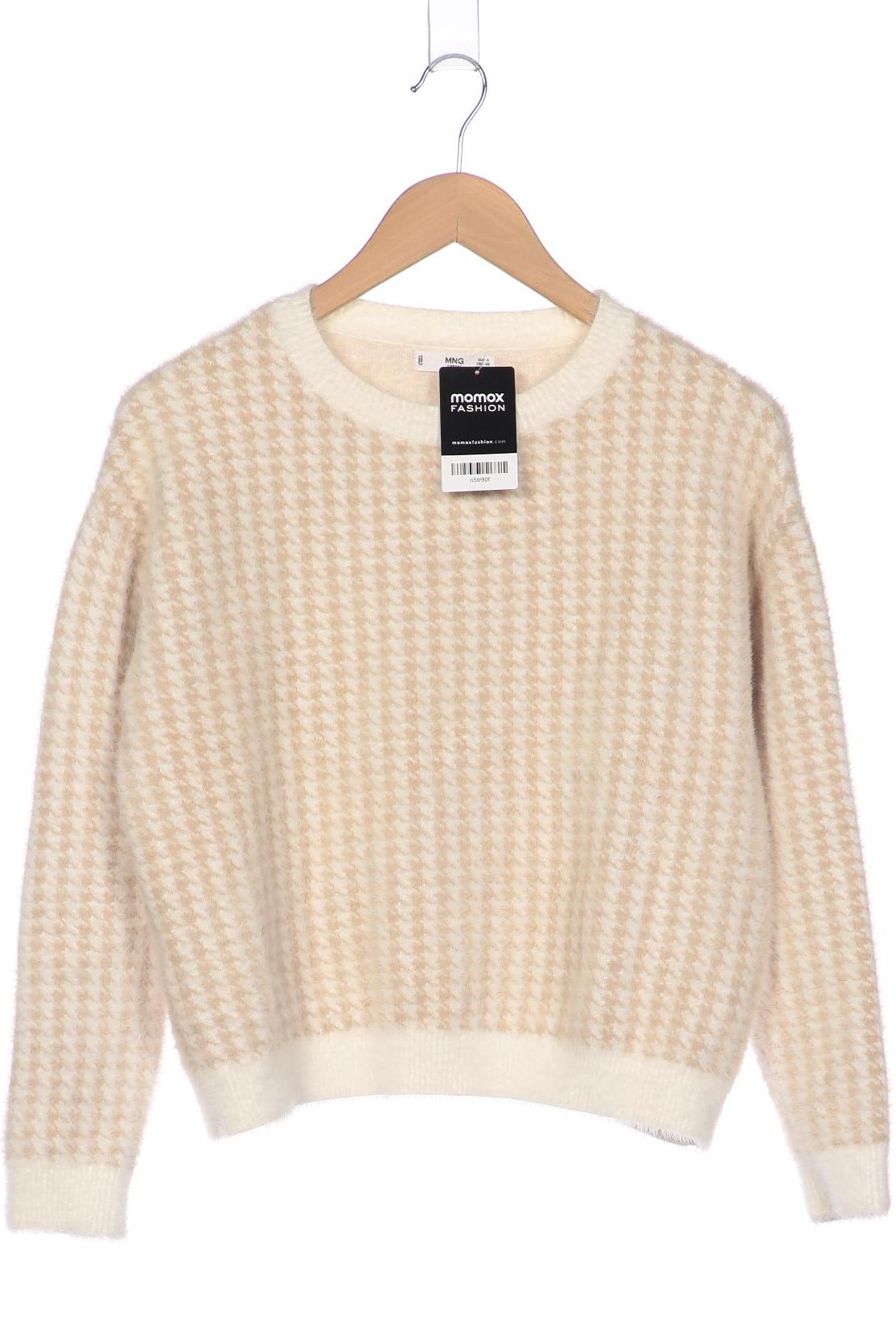 

Mango Damen Pullover, beige, Gr. 36