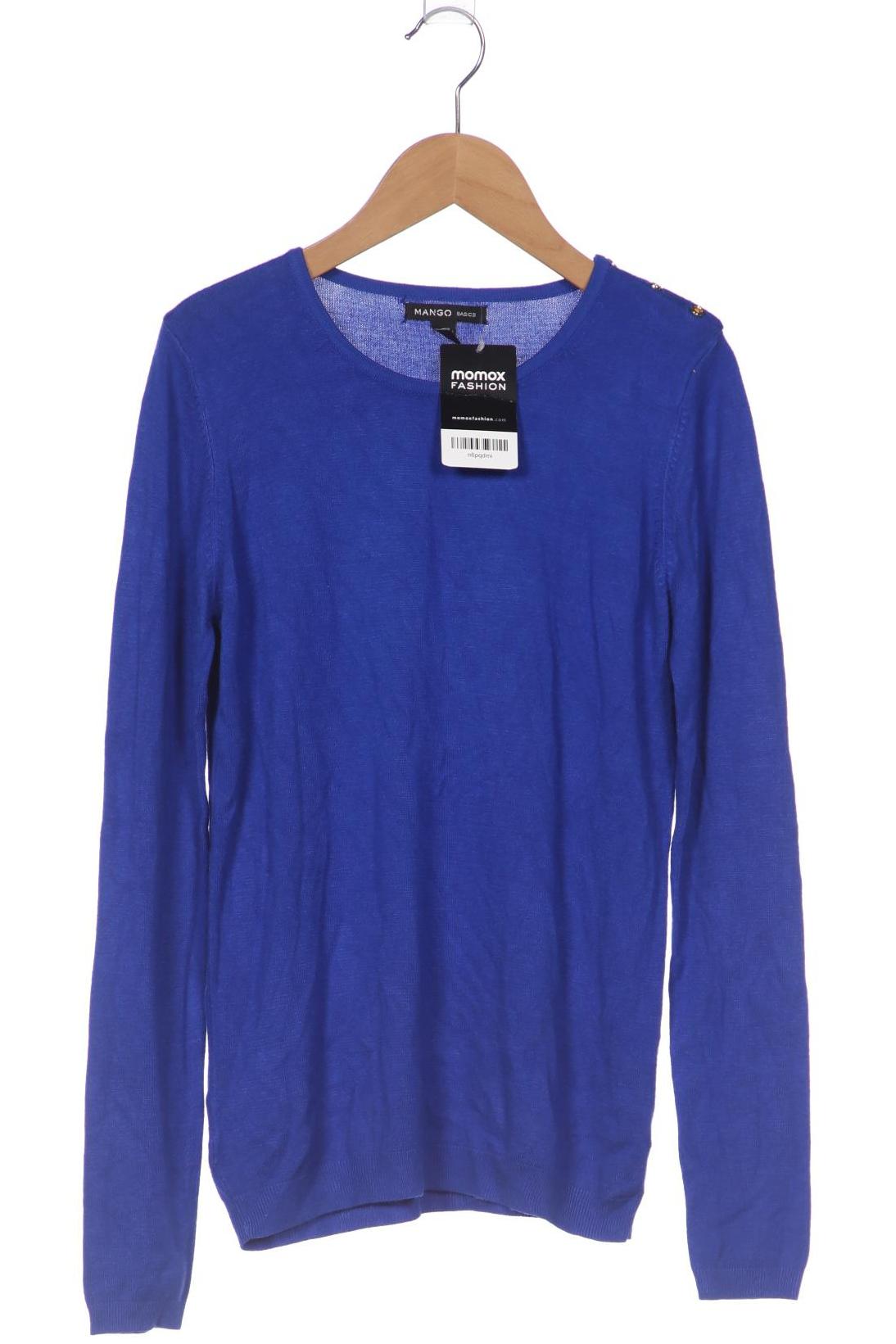 

Mango Damen Pullover, blau, Gr. 36