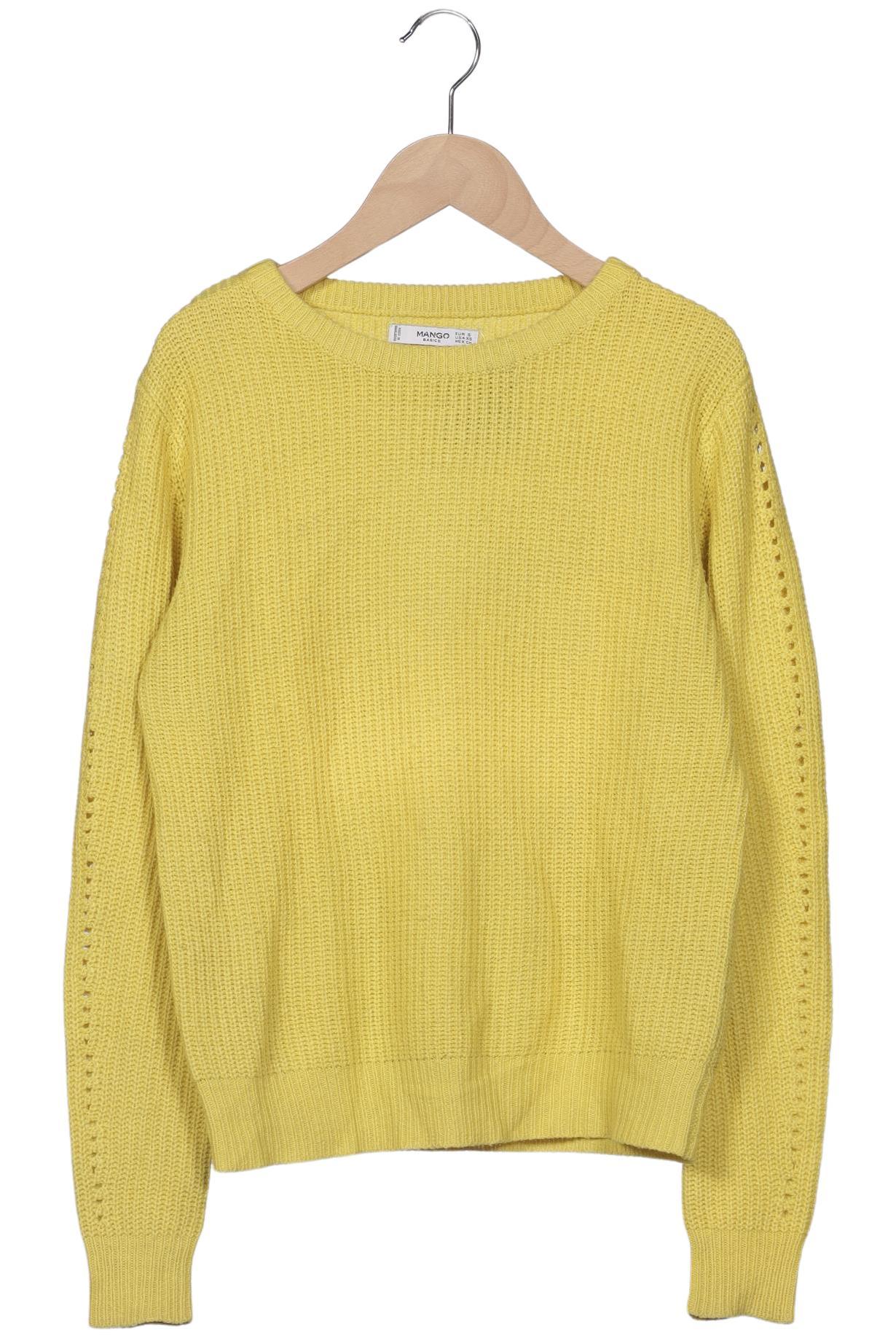 

Mango Damen Pullover, gelb, Gr. 36