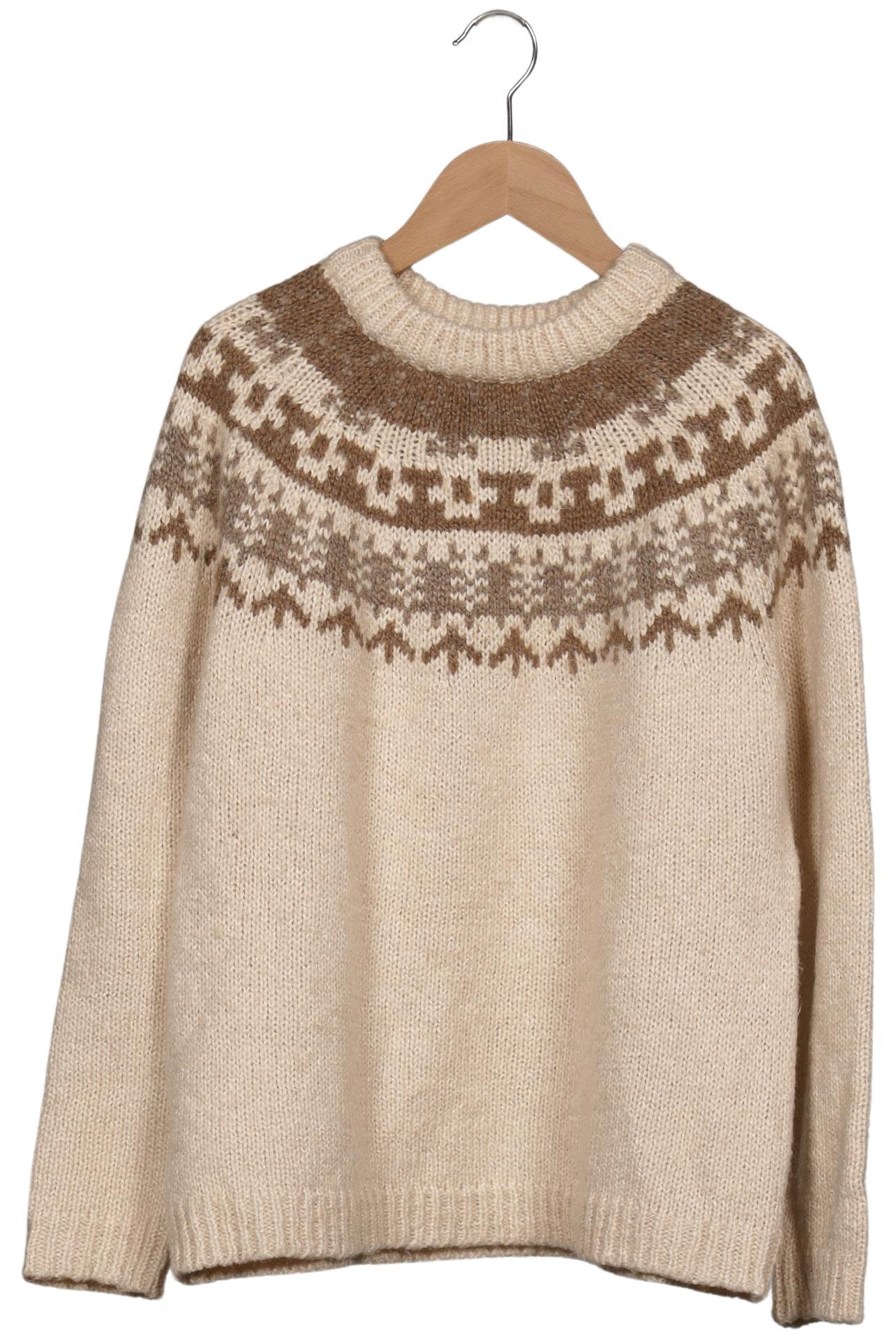 

Mango Damen Pullover, beige, Gr. 38