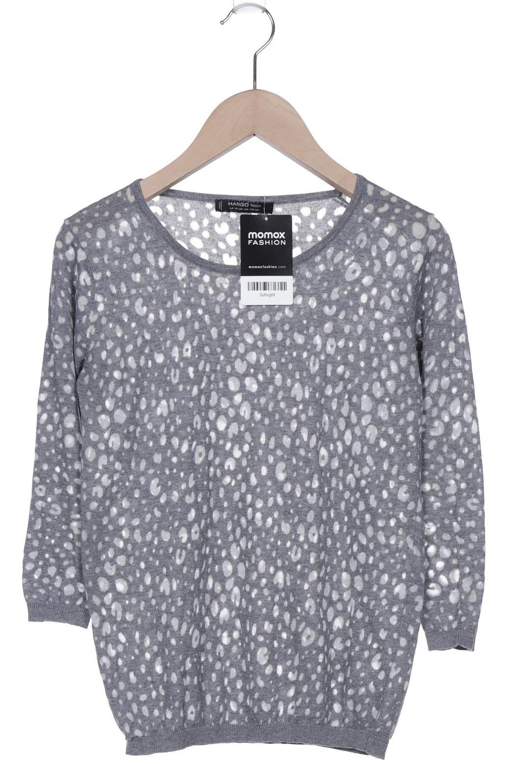 

Mango Damen Pullover, grau, Gr. 34