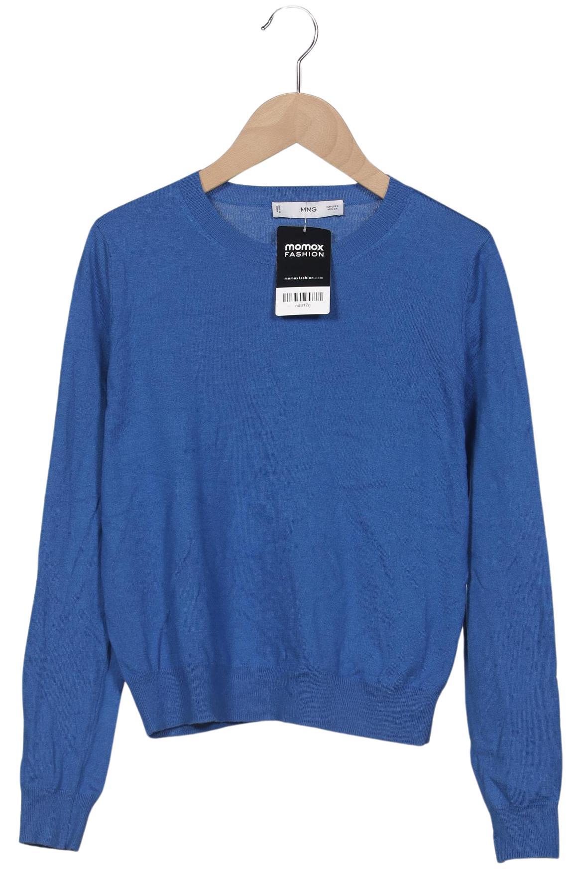 

Mango Damen Pullover, blau, Gr. 36