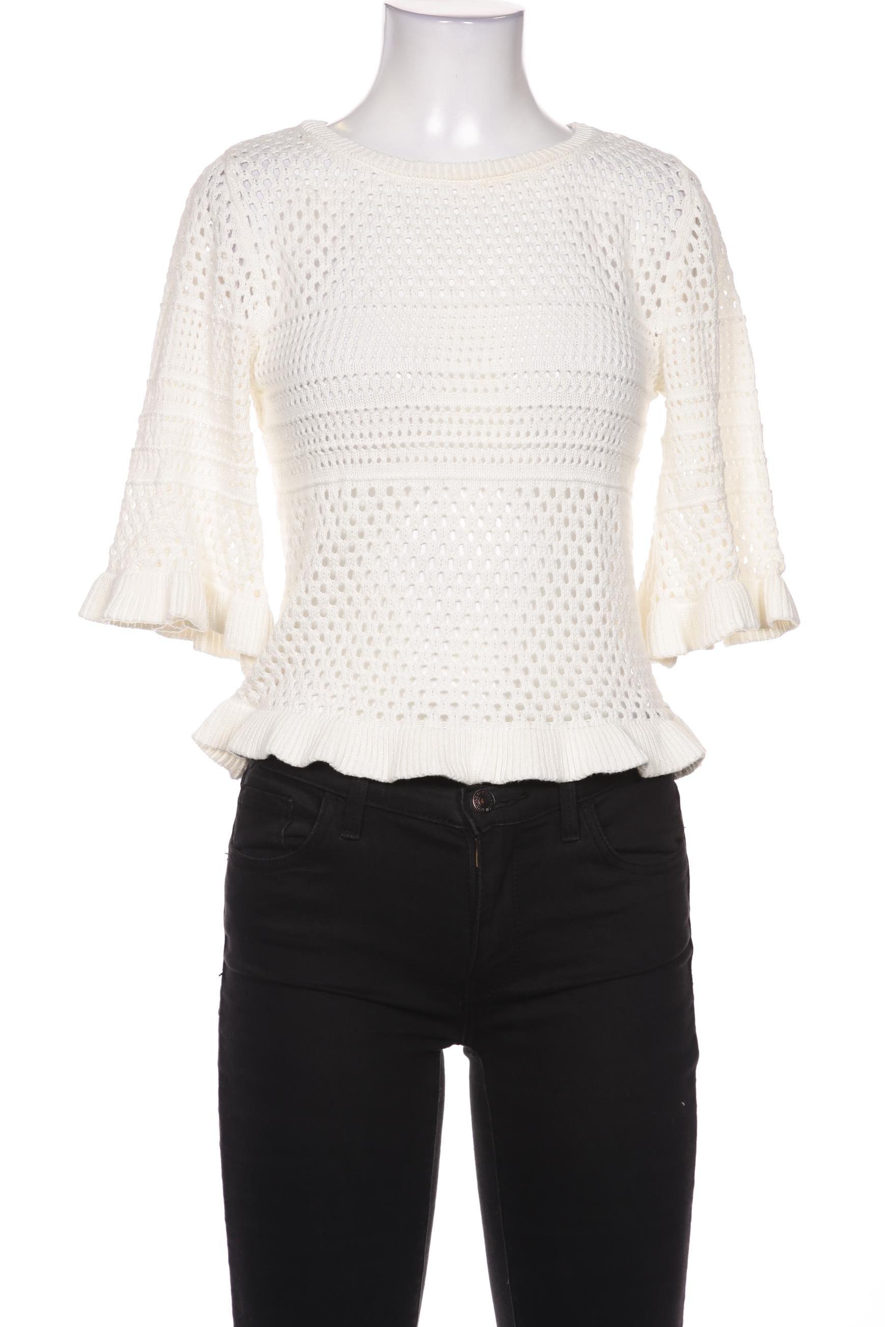 

Mango Damen Pullover, weiß, Gr. 36