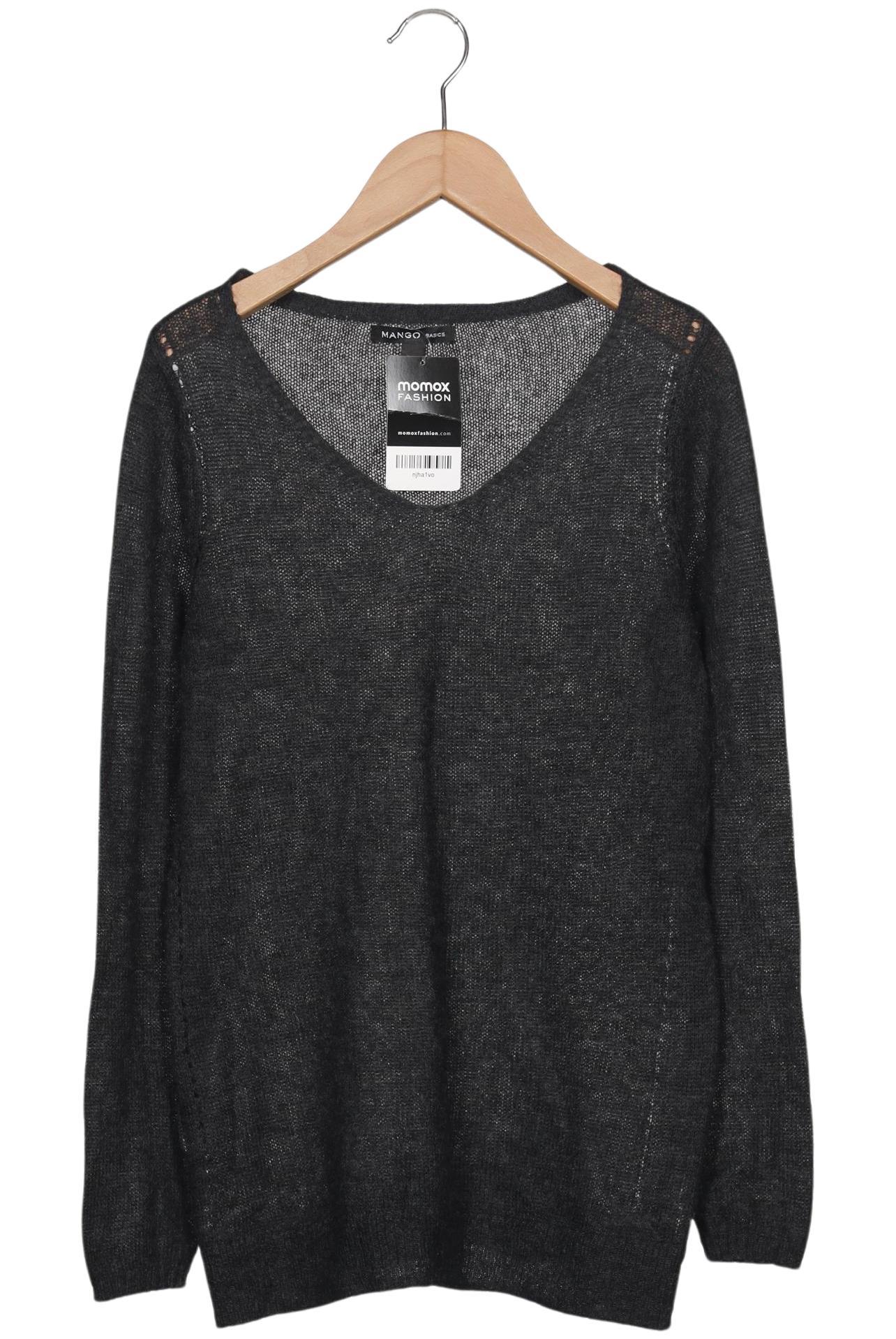 

Mango Damen Pullover, grau, Gr. 36