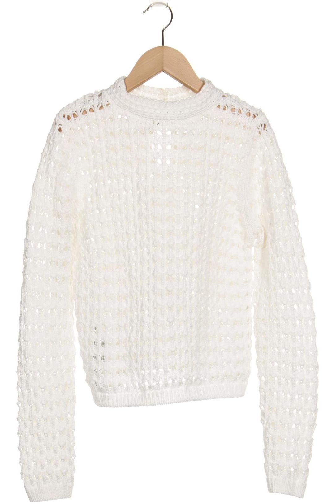 

Mango Damen Pullover, weiß, Gr. 36