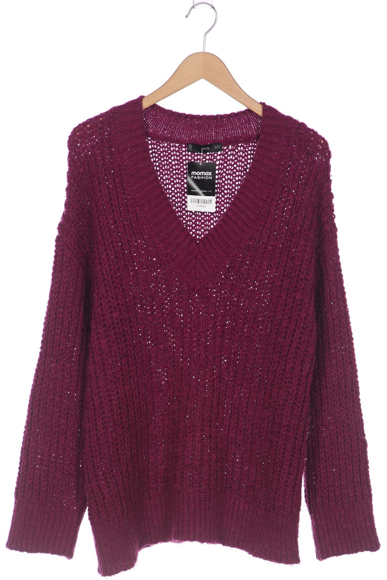 

Mango Damen Pullover, bordeaux, Gr. 36