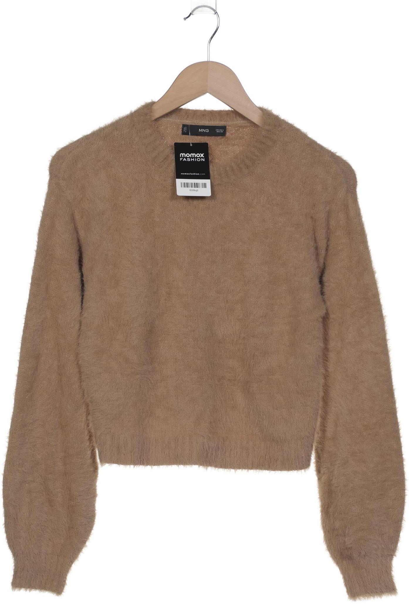 

Mango Damen Pullover, beige, Gr. 36