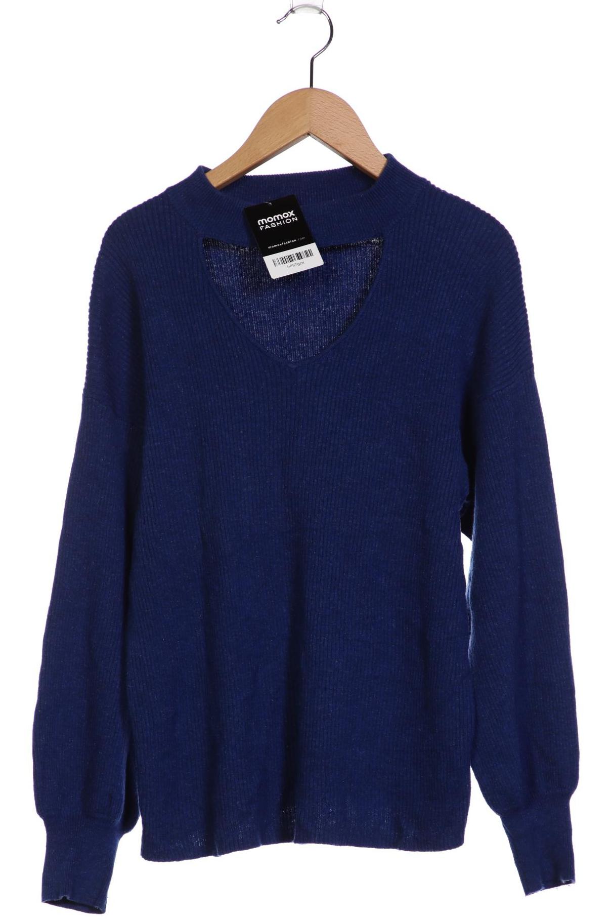 

Mango Damen Pullover, blau, Gr. 38