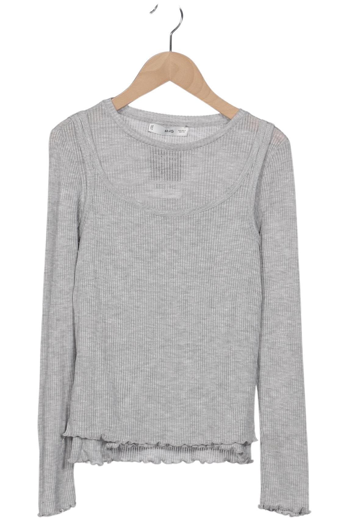 

Mango Damen Pullover, grau, Gr. 36