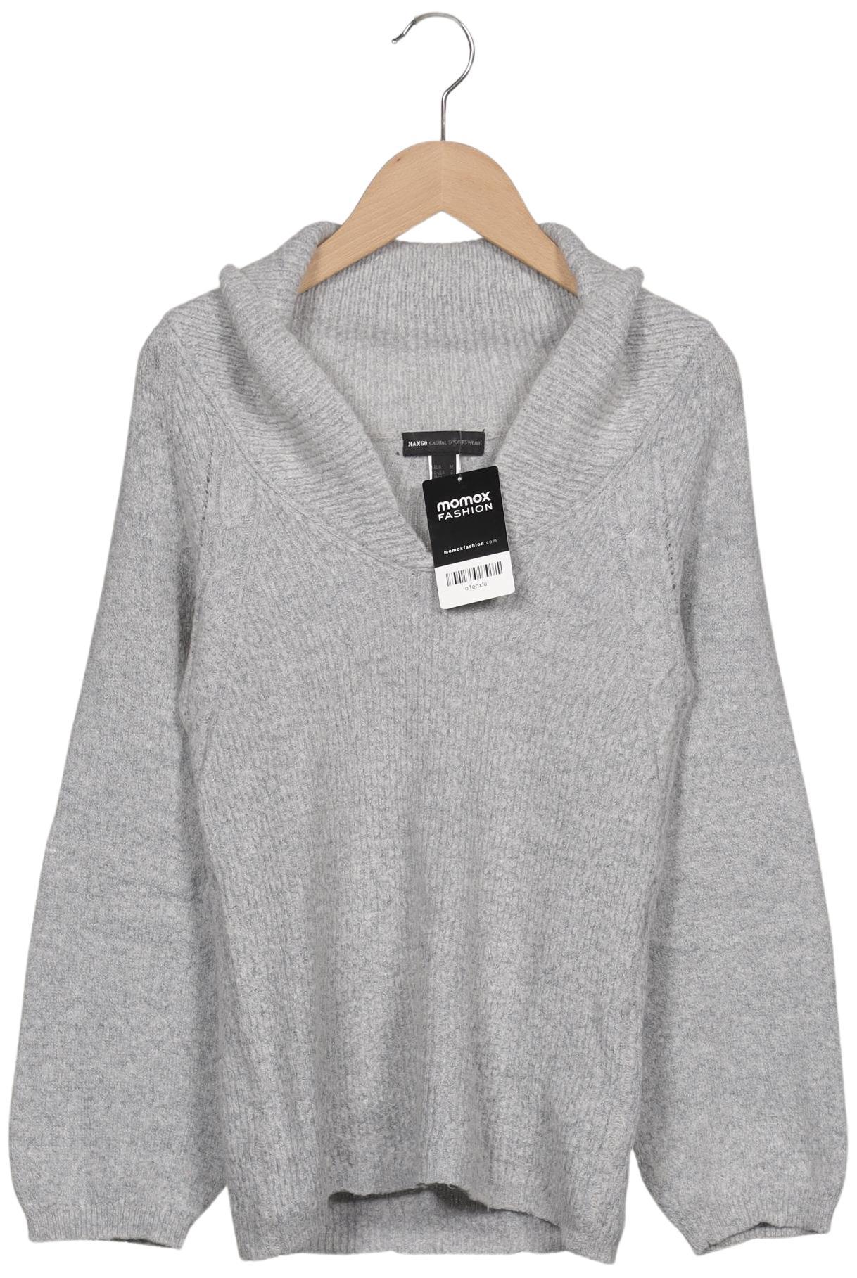 

Mango Damen Pullover, grau, Gr. 38